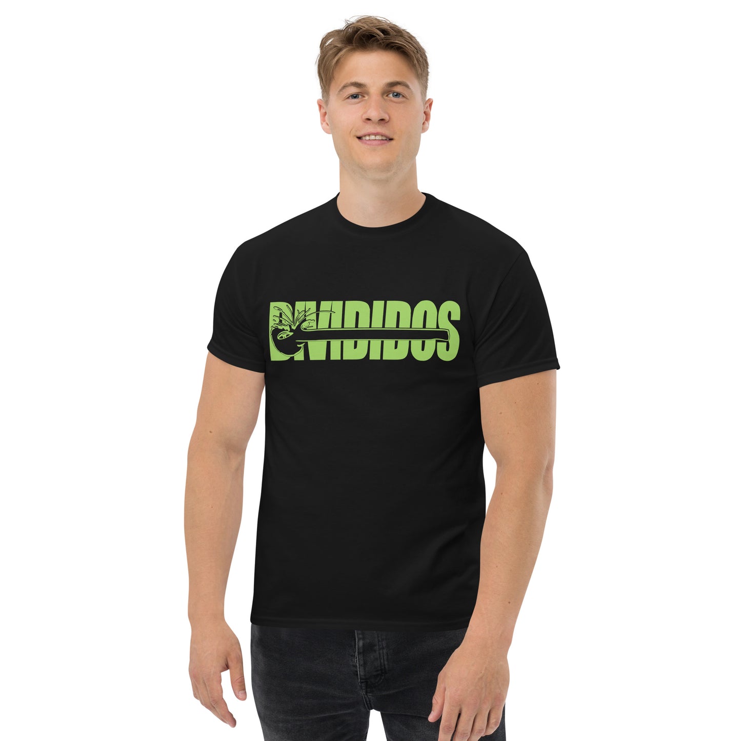 Divididos. Camiseta de Algodón 100%. Corte Unisex. Negra. Opción 2. CAM2411.