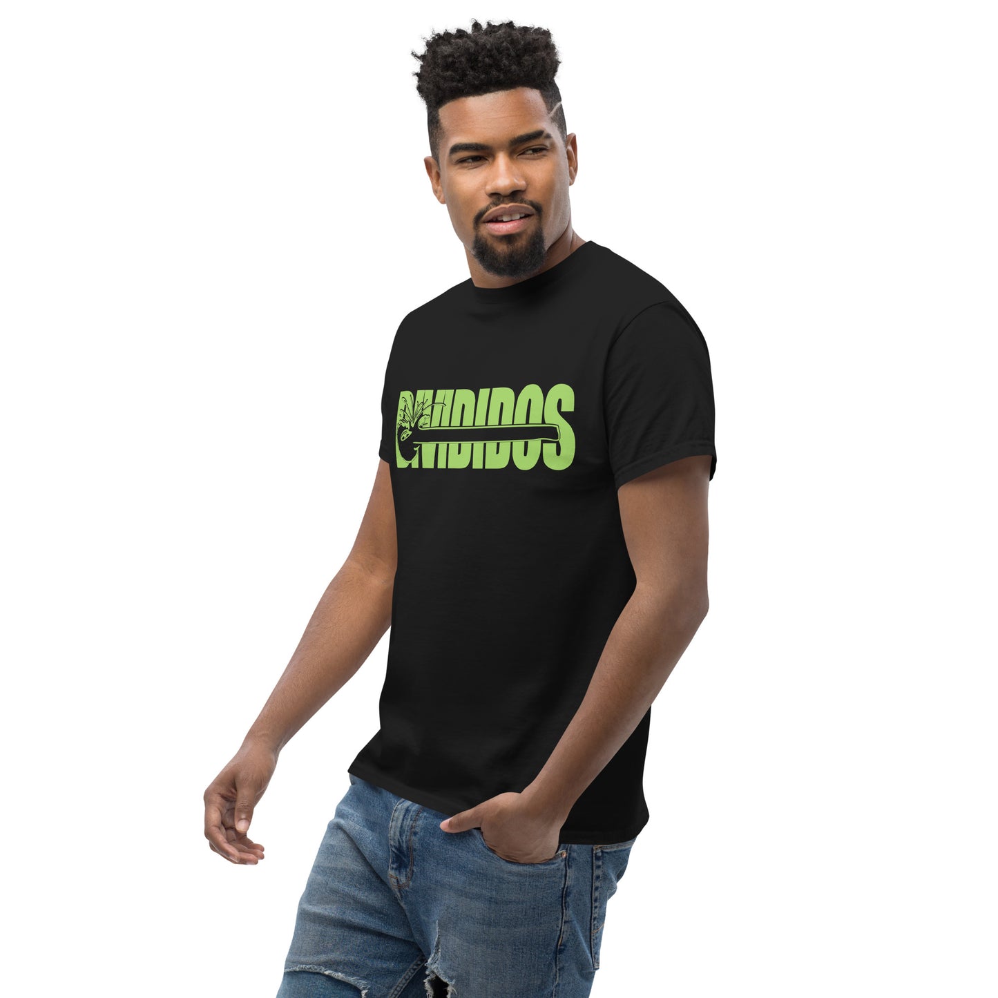 Divididos. Camiseta de Algodón 100%. Corte Unisex. Negra. Opción 2. CAM2411.