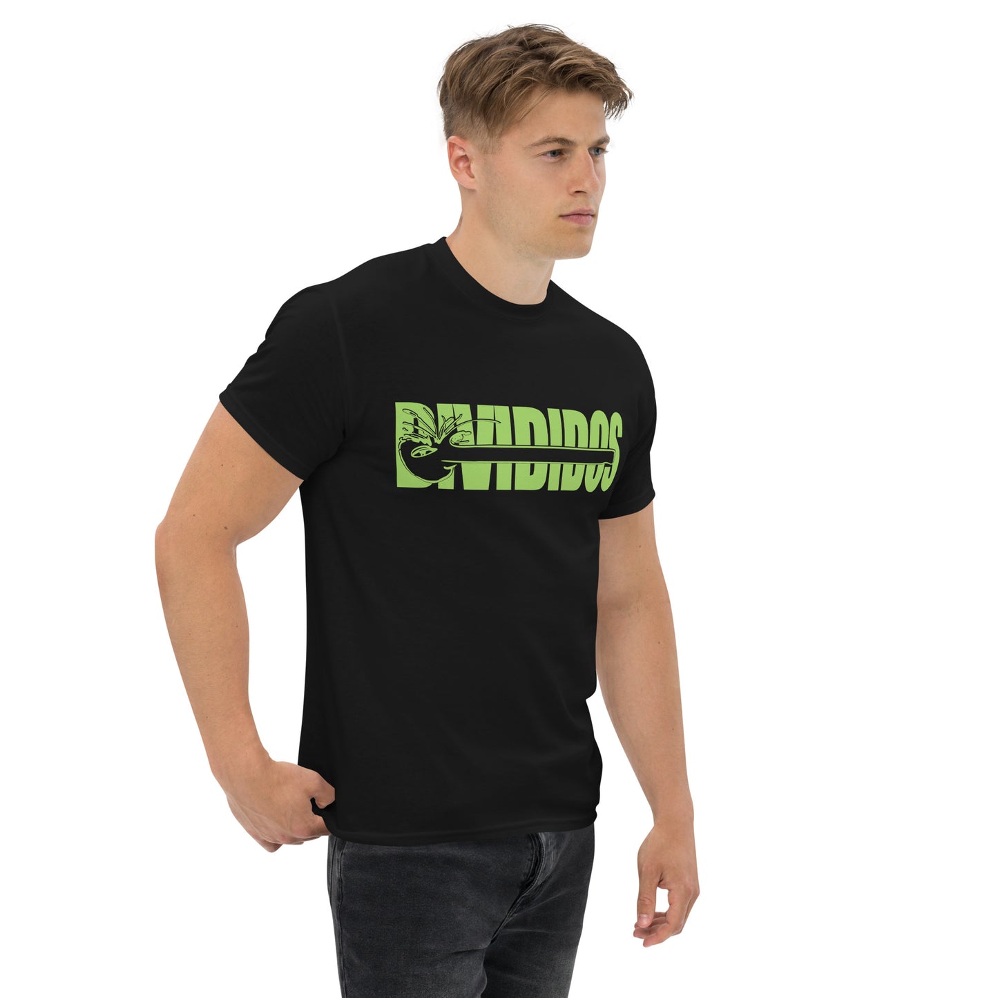 Divididos. Camiseta de Algodón 100%. Corte Unisex. Negra. Opción 2. CAM2411.