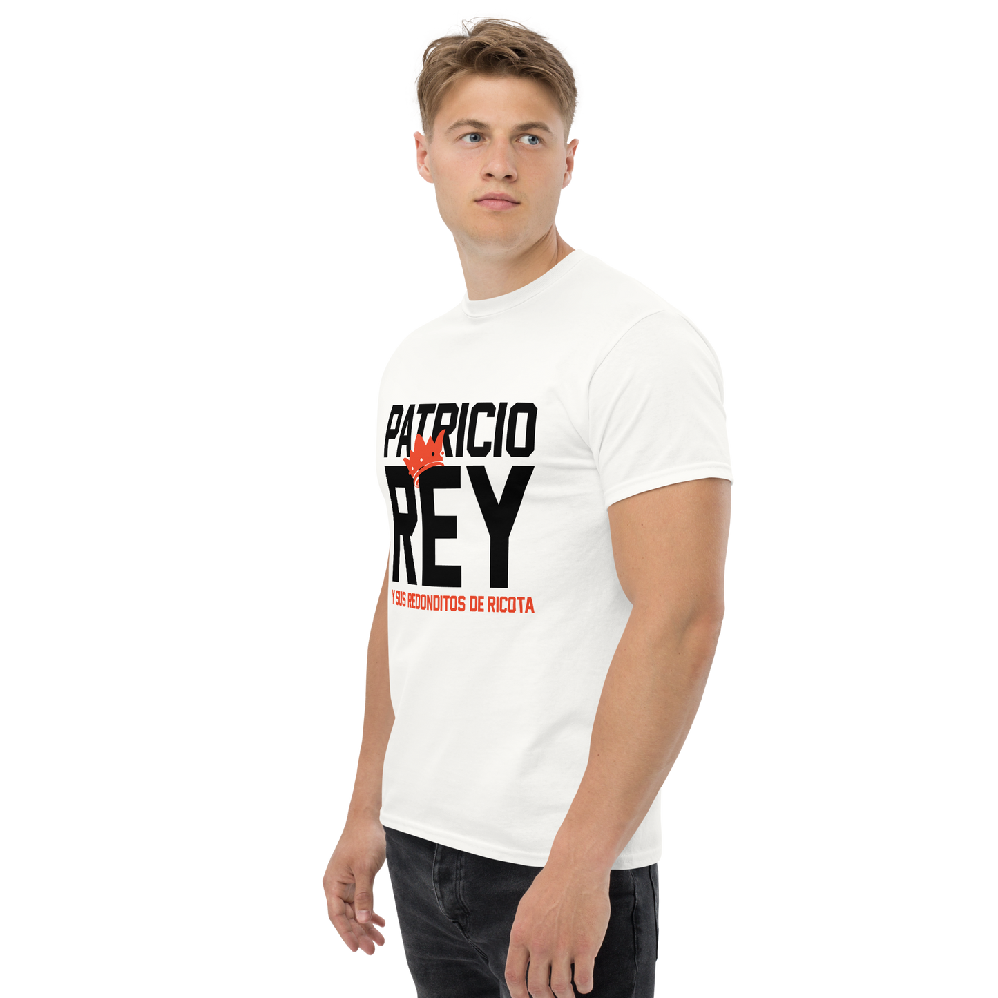 Patricio Rey y sus Redonditos de Ricota. Algodón 100%. Corte Unisex. Blanca o gris. Opción 2. CAM2512.