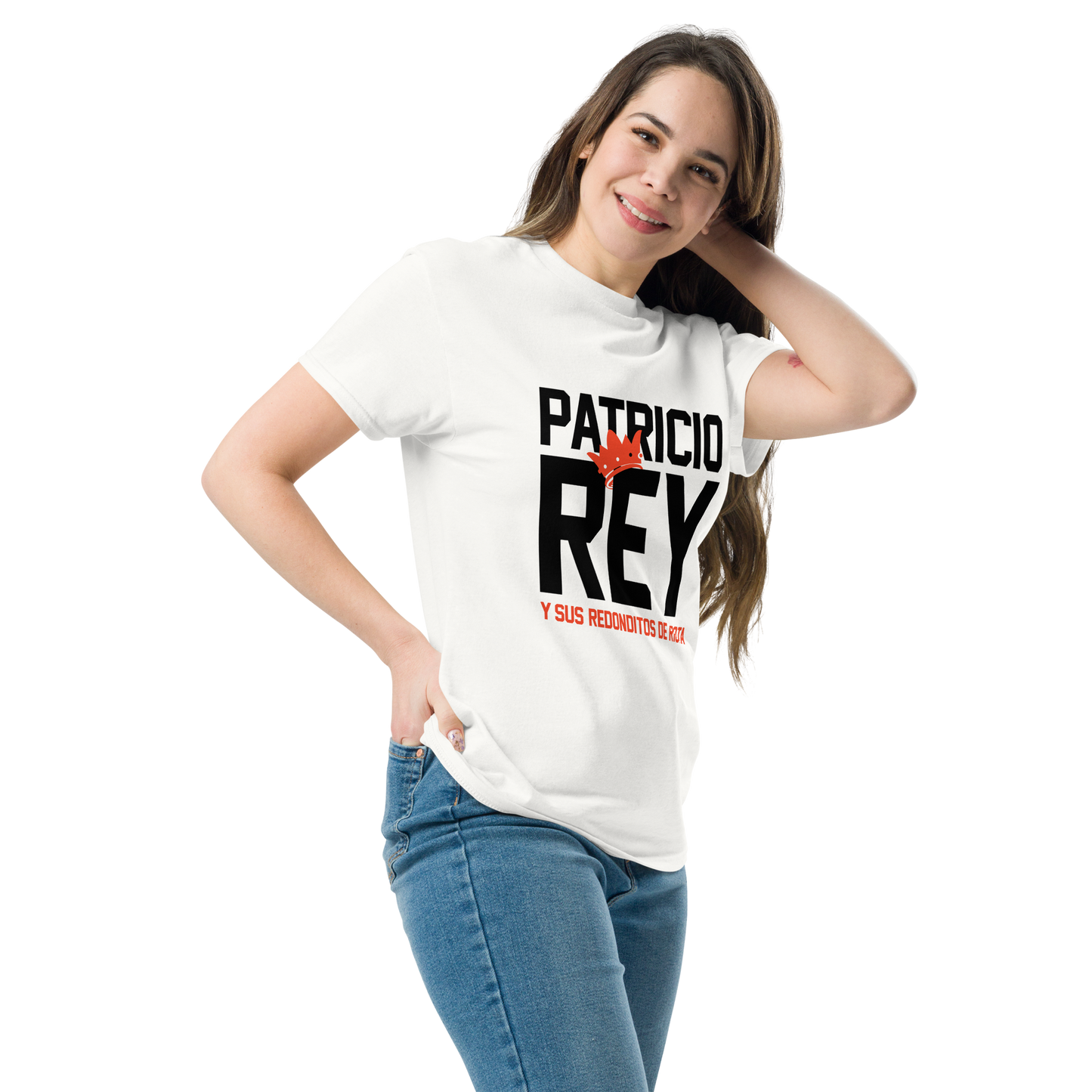 Patricio Rey y sus Redonditos de Ricota. Algodón 100%. Corte Unisex. Blanca o gris. Opción 2. CAM2512.