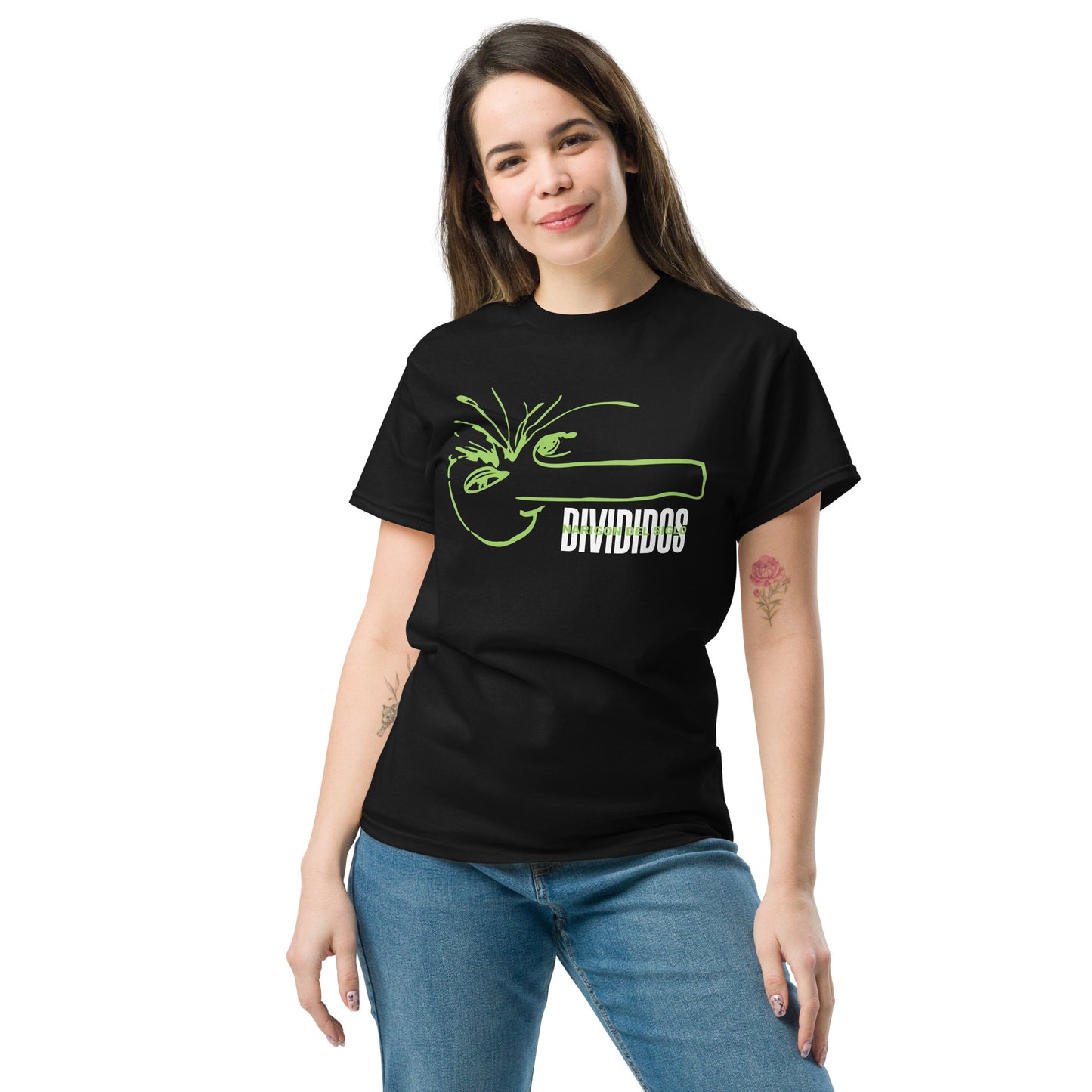 Divididos. Camiseta de Algodón 100% peinado. Estampado DTG. Corte Unisex. CAM2414.