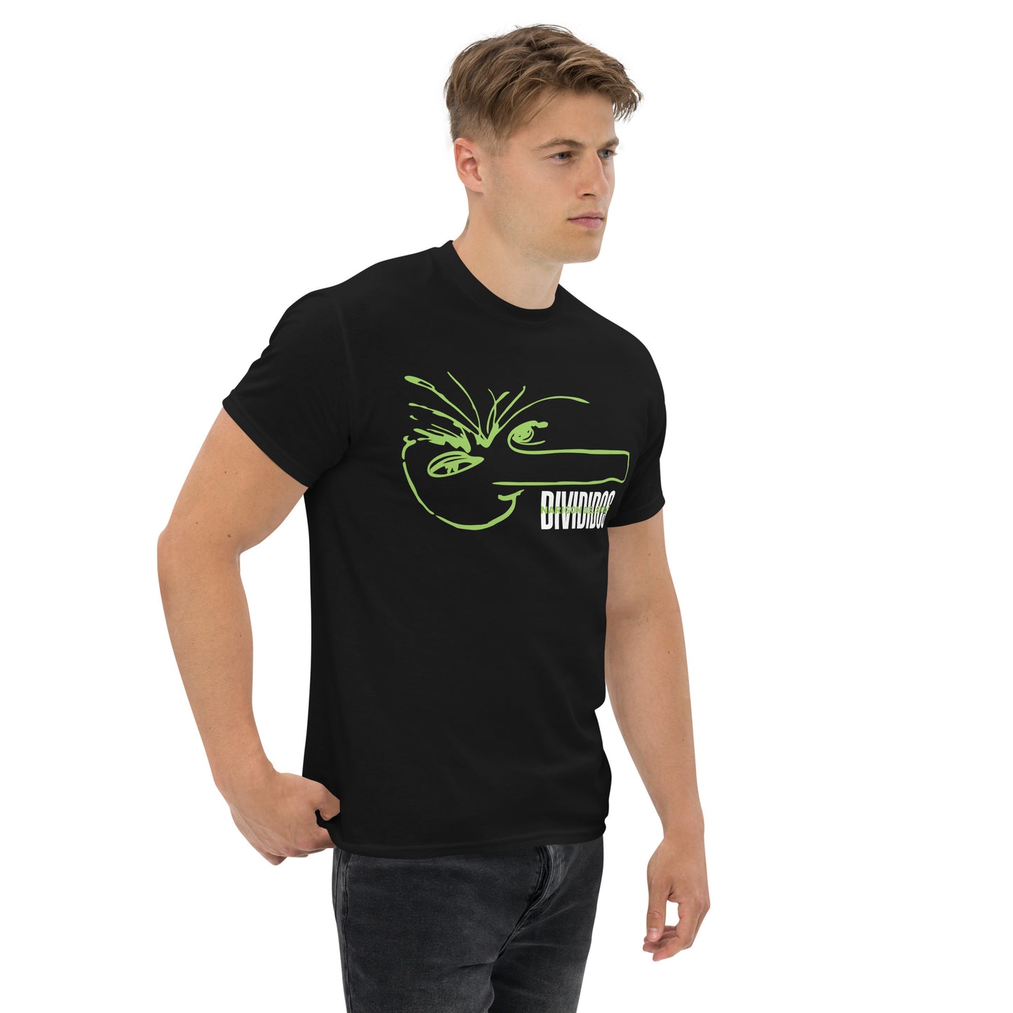 Divididos. Camiseta de Algodón 100% peinado. Estampado DTG. Corte Unisex. CAM2414.