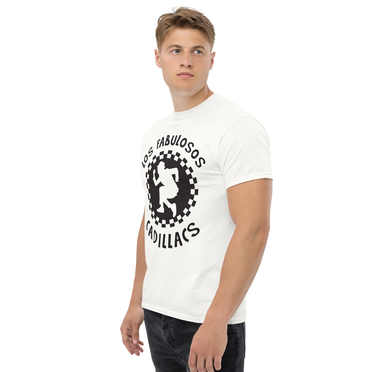 Los Fabulosos Cadillacs. Argentina. Algodón 100%. Corte Unisex. Blanca. CAM2607.