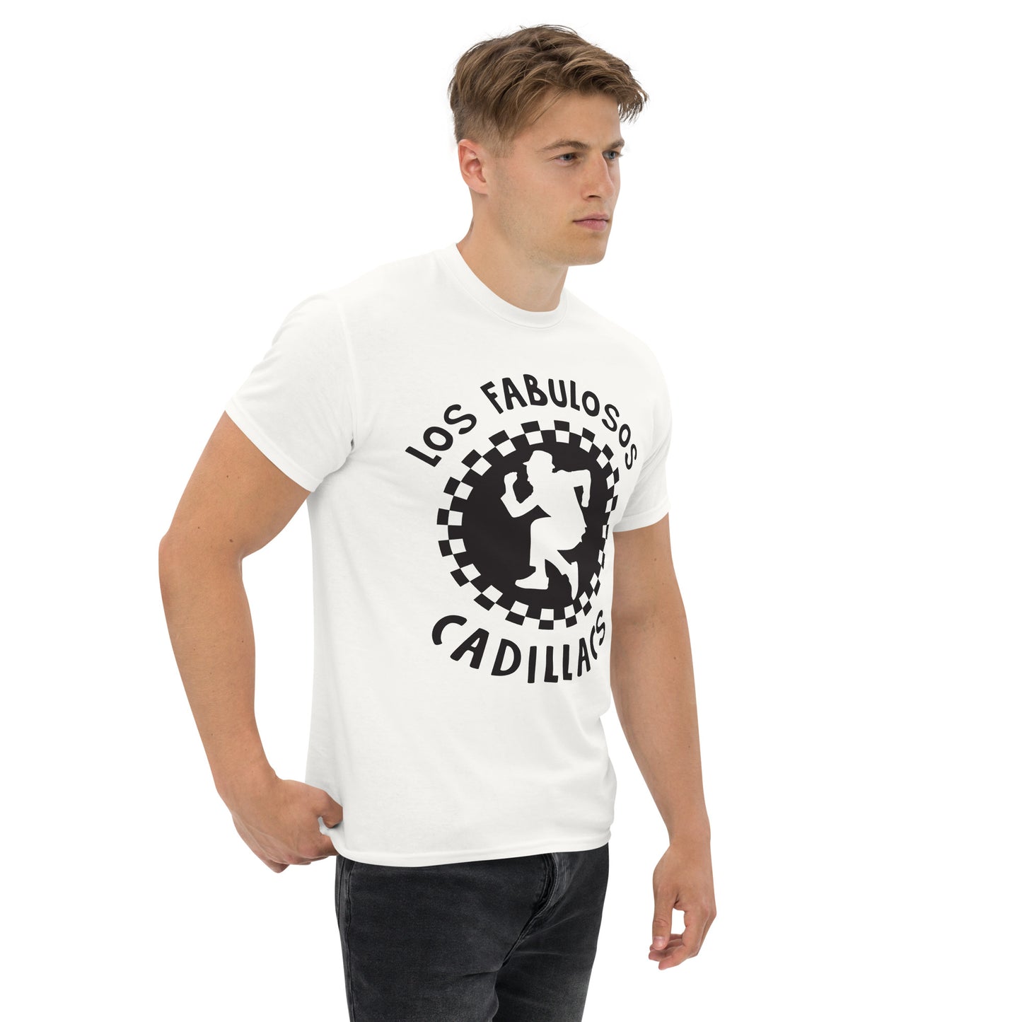 Los Fabulosos Cadillacs. Argentina. Algodón 100%. Corte Unisex. Blanca. CAM2607.