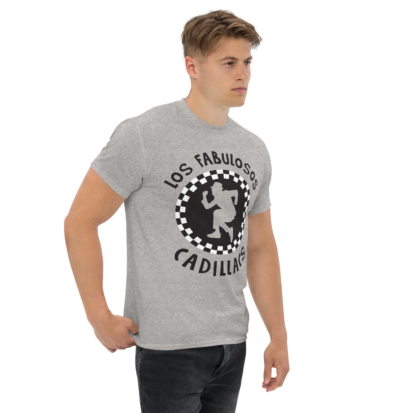 Los Fabulosos Cadillacs. Argentina. Algodón 100%. Corte Unisex. Gris. CAM2607.