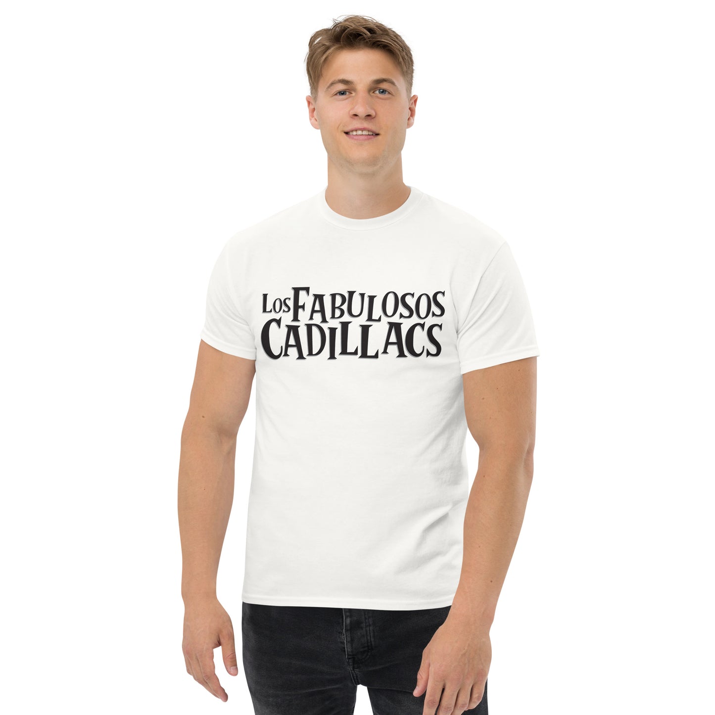 Los Fabulosos Cadillacs. Argentina. Algodón 100%. Corte Unisex. Blanca. CAM2608.