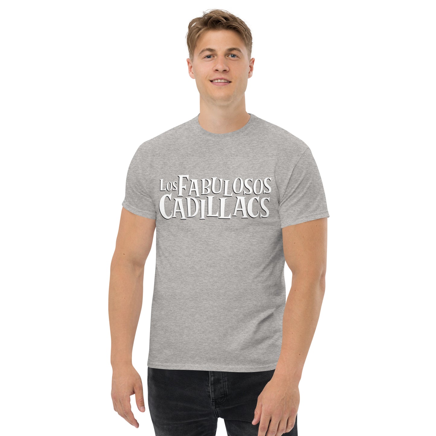 Los Fabulosos Cadillacs. Argentina. Algodón 100%. Corte Unisex. Gris. CAM2608.