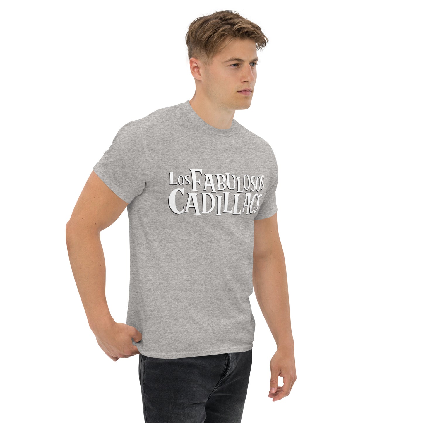 Los Fabulosos Cadillacs. Argentina. Algodón 100%. Corte Unisex. Gris. CAM2608.