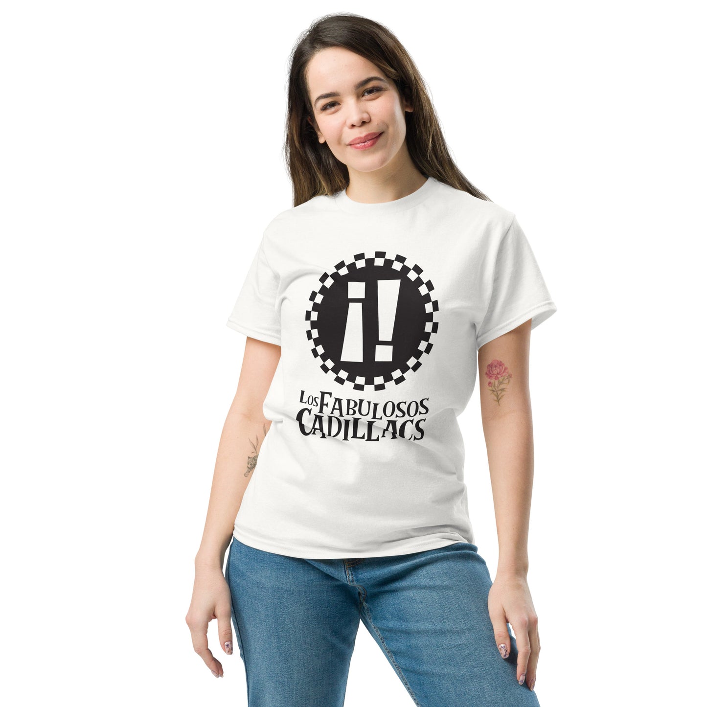 Los Fabulosos Cadillacs. Argentina. Algodón 100%. Corte Unisex. Blanca. CAM2609.