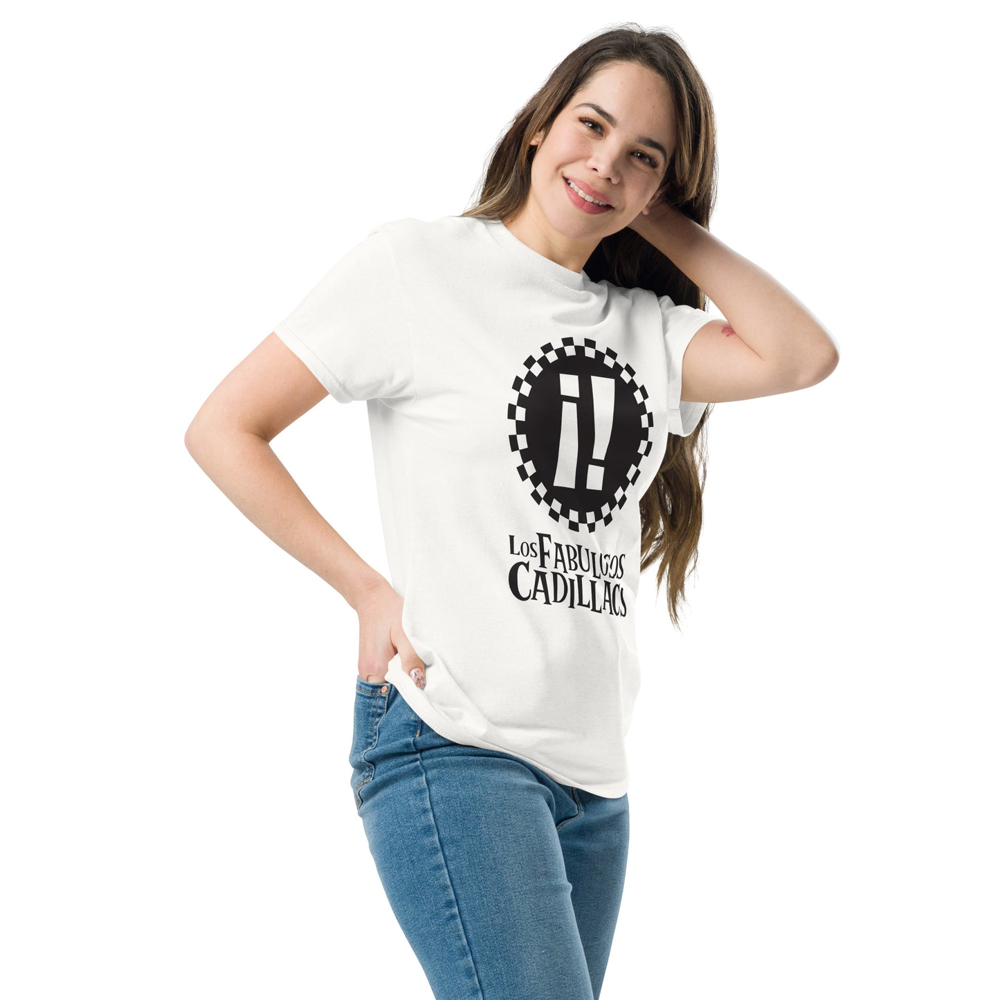 Los Fabulosos Cadillacs. Argentina. Algodón 100%. Corte Unisex. Blanca. CAM2609.