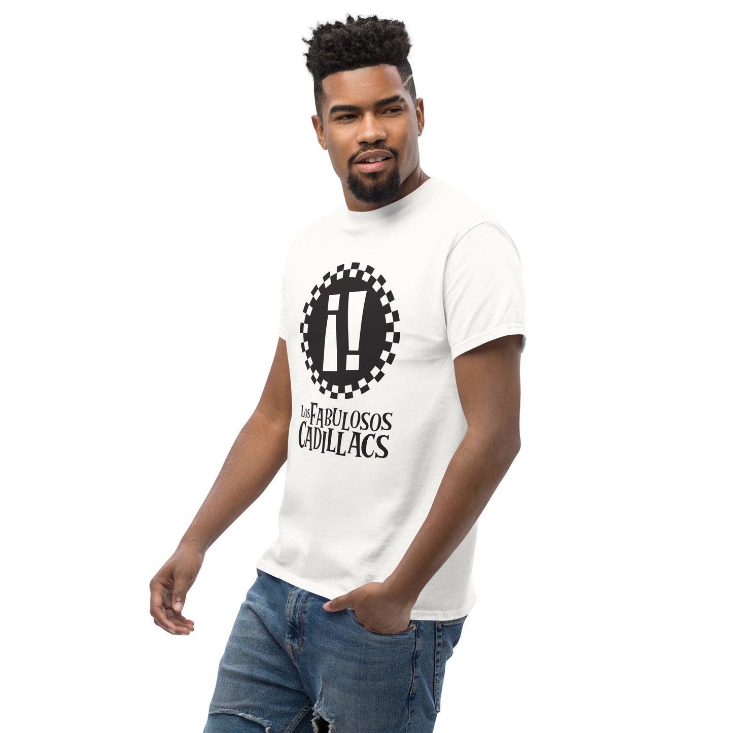 Los Fabulosos Cadillacs. Argentina. Algodón 100%. Corte Unisex. Blanca. CAM2609.