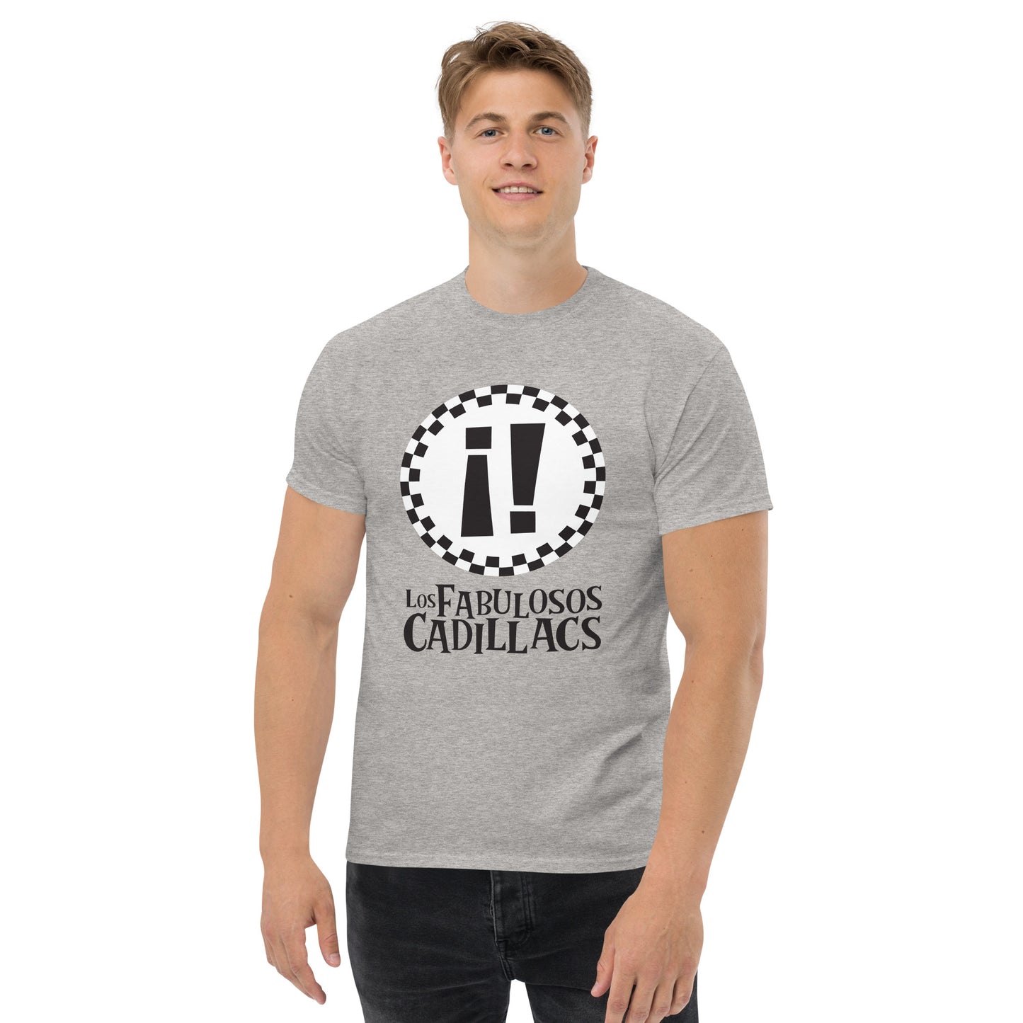 Los Fabulosos Cadillacs. Argentina. Algodón 100%. Corte Unisex. Gris. CAM2609.