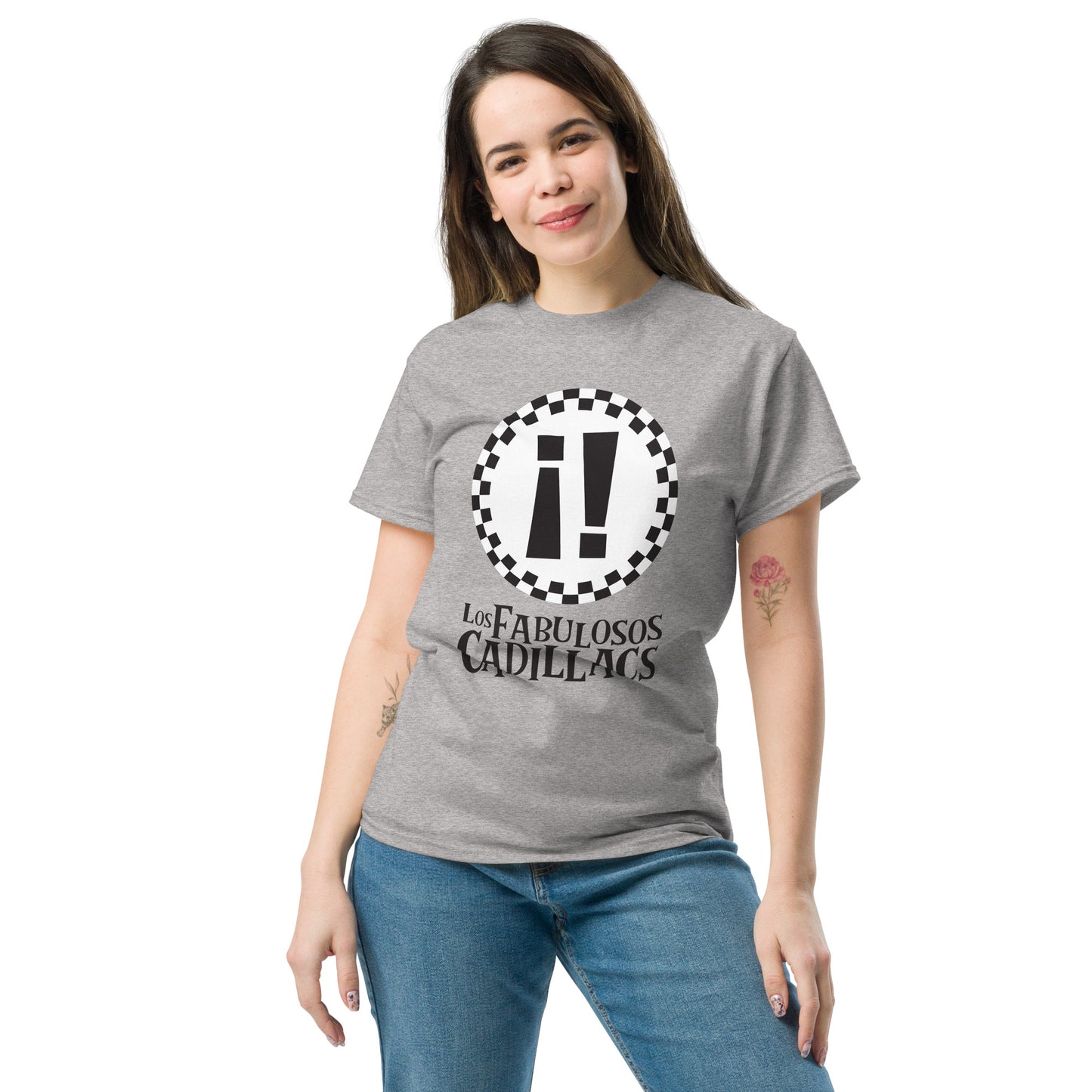 Los Fabulosos Cadillacs. Argentina. Algodón 100%. Corte Unisex. Gris. CAM2609.