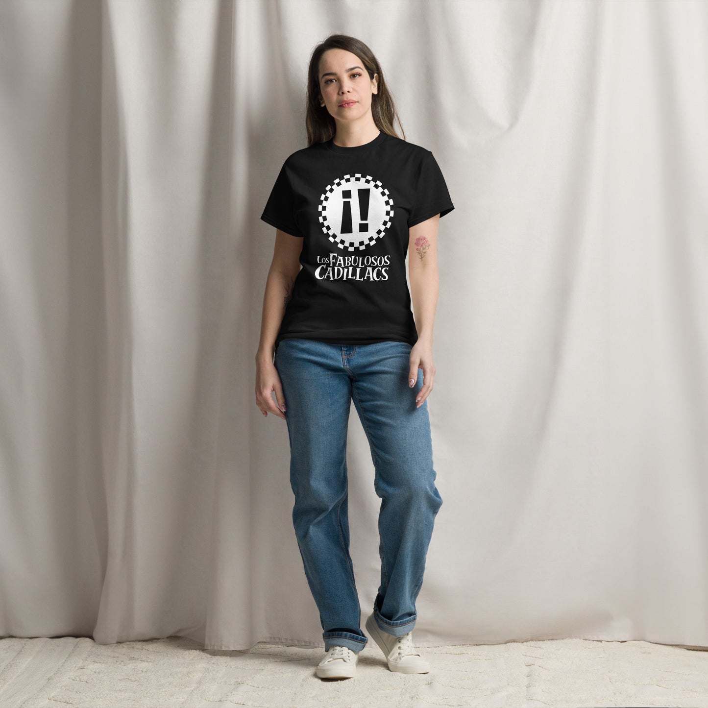 Los Fabulosos Cadillacs. Argentina. Algodón 100%. Corte Unisex. Negra. CAM2609.