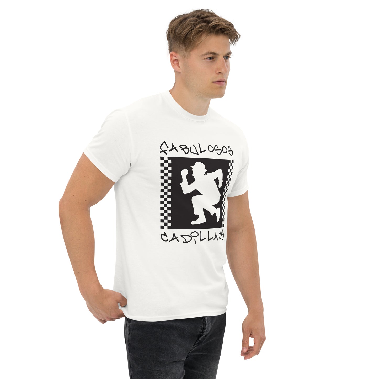 Los Fabulosos Cadillacs. Argentina. Algodón 100%. Corte Unisex. Blanca. CAM2610.