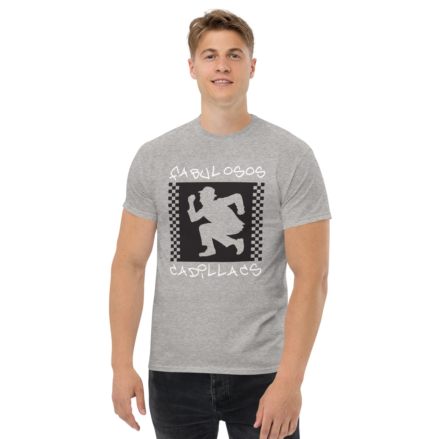 Los Fabulosos Cadillacs. Argentina. Algodón 100%. Corte Unisex. Gris. CAM2610.