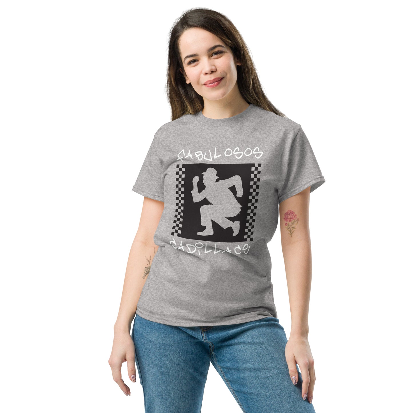 Los Fabulosos Cadillacs. Argentina. Algodón 100%. Corte Unisex. Gris. CAM2610.