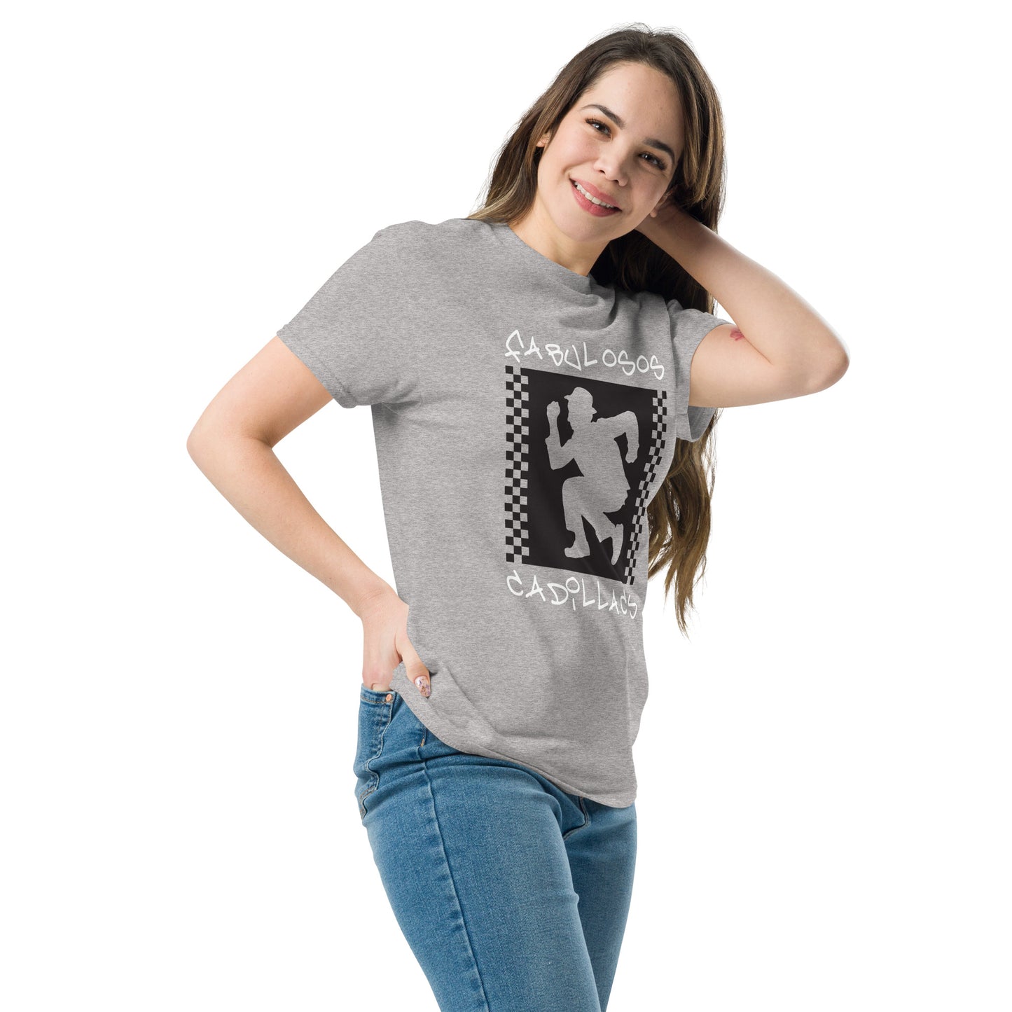 Los Fabulosos Cadillacs. Argentina. Algodón 100%. Corte Unisex. Gris. CAM2610.