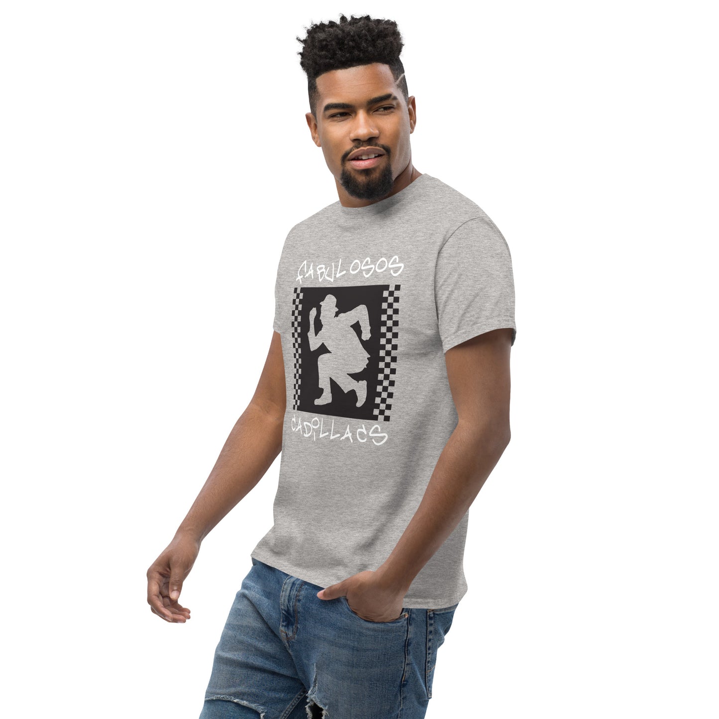 Los Fabulosos Cadillacs. Argentina. Algodón 100%. Corte Unisex. Gris. CAM2610.