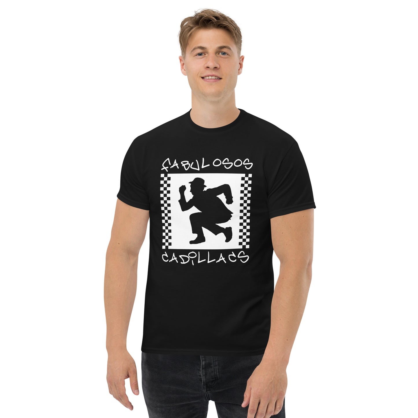 Los Fabulosos Cadillacs. Argentina. Algodón 100%. Corte Unisex. Negra. CAM2610.