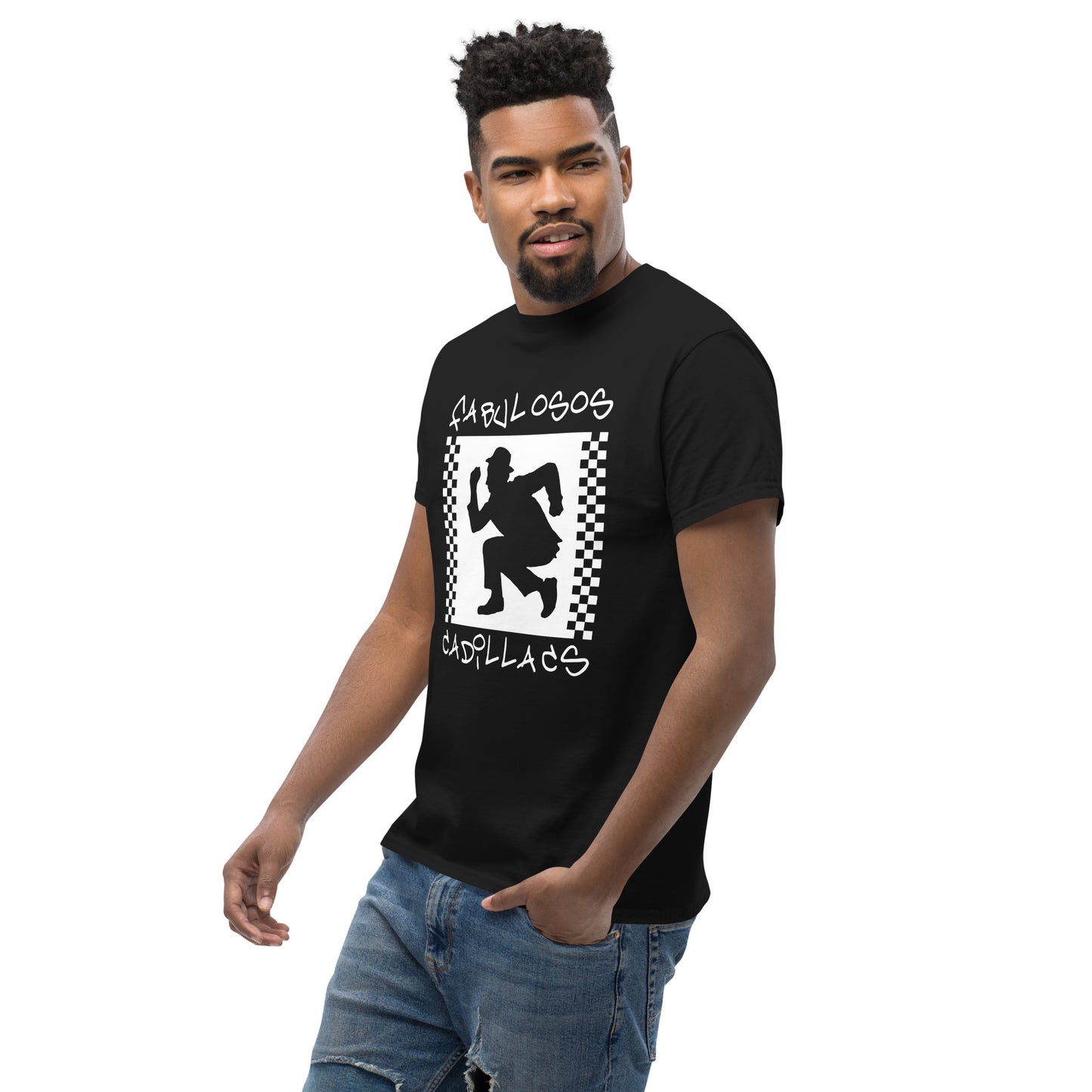 Los Fabulosos Cadillacs. Argentina. Algodón 100%. Corte Unisex. Negra. CAM2610.
