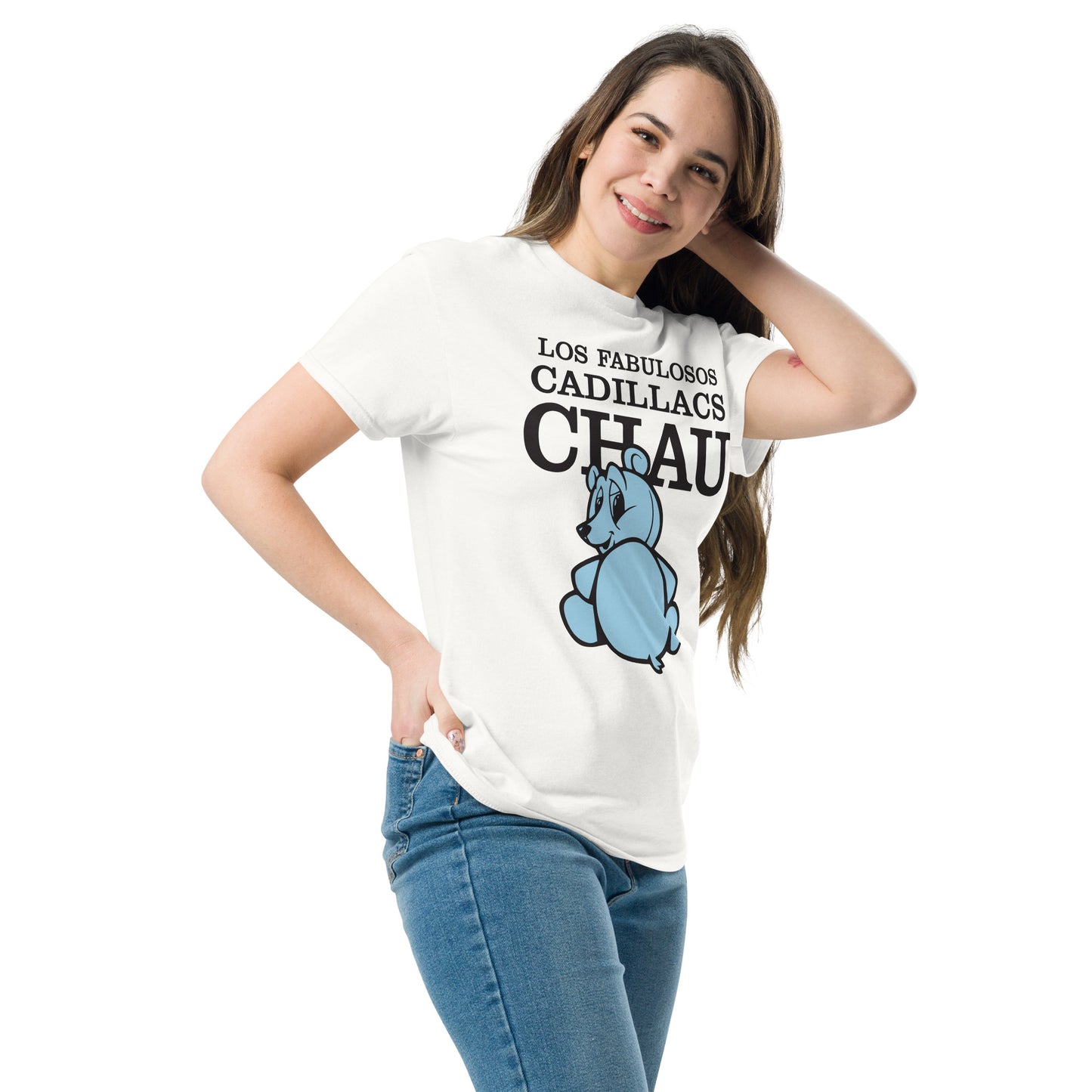 Los Fabulosos Cadillacs. Argentina. Algodón 100%. Corte Unisex. Blanca. CAM2612.