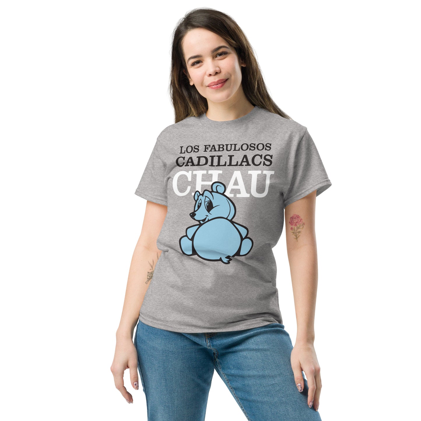 Los Fabulosos Cadillacs. Argentina. Algodón 100%. Corte Unisex. Gris. CAM2612.
