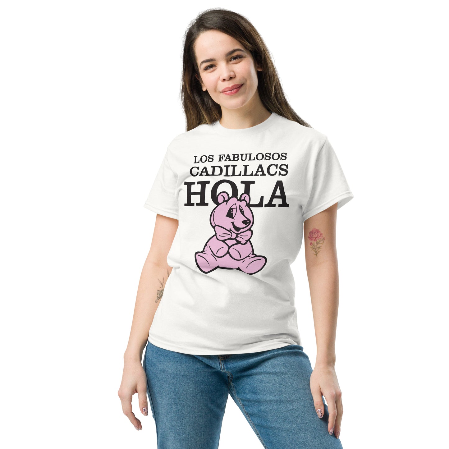 Los Fabulosos Cadillacs. Argentina. Algodón 100%. Corte Unisex. Blanca. CAM2613.