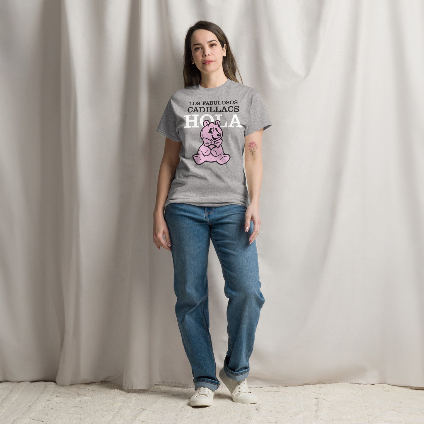 Los Fabulosos Cadillacs. Argentina. Algodón 100%. Corte Unisex. Gris. CAM2613.