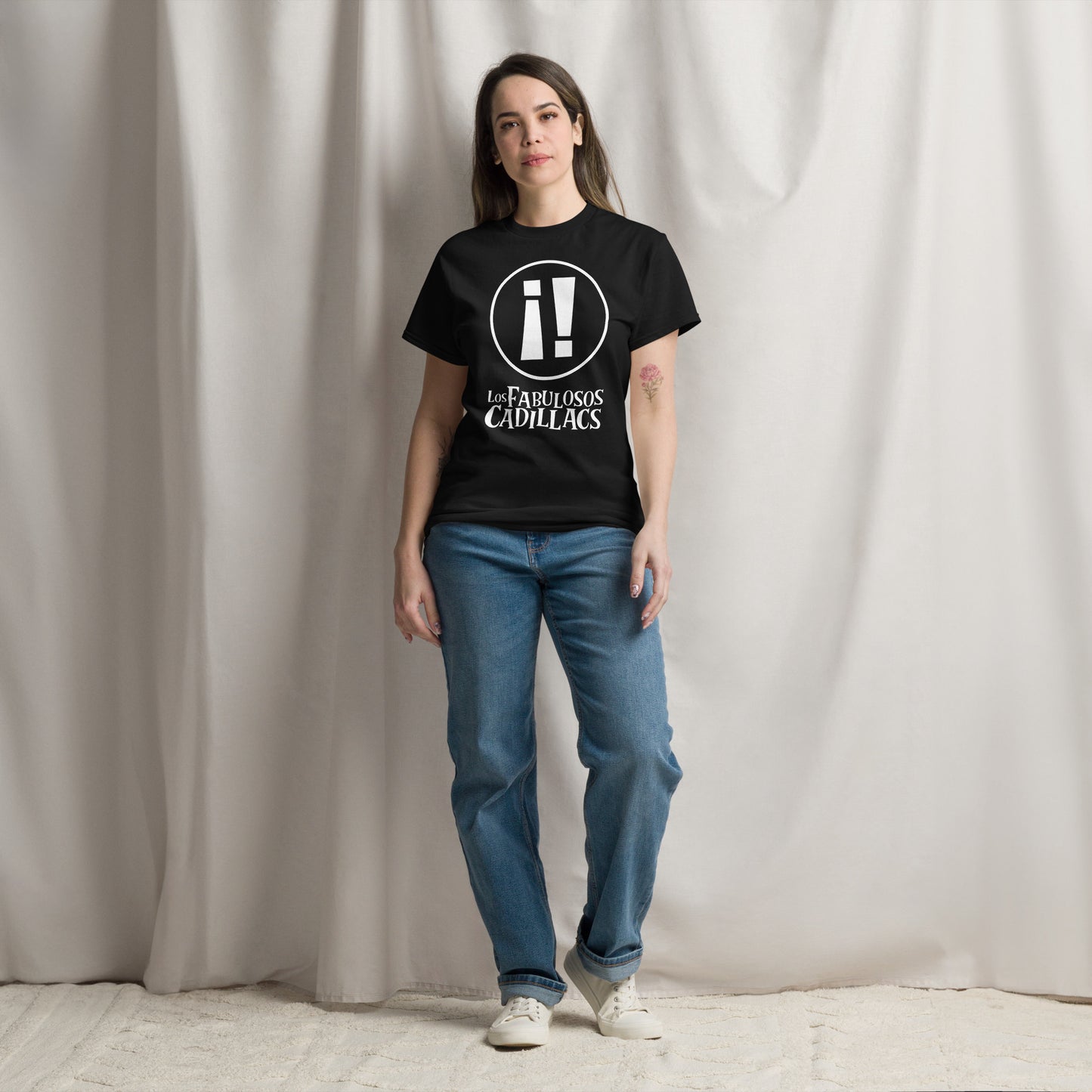 Los Fabulosos Cadillacs. Argentina. Algodón 100%. Corte Unisex. Negra. CAM2614.