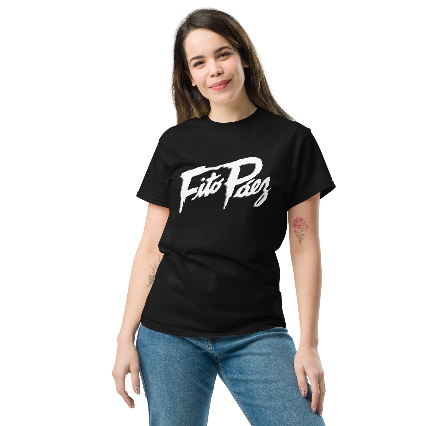Fito Paez. Giros. Algodón 100%. Corte Unisex. Negra. CAM2818.
