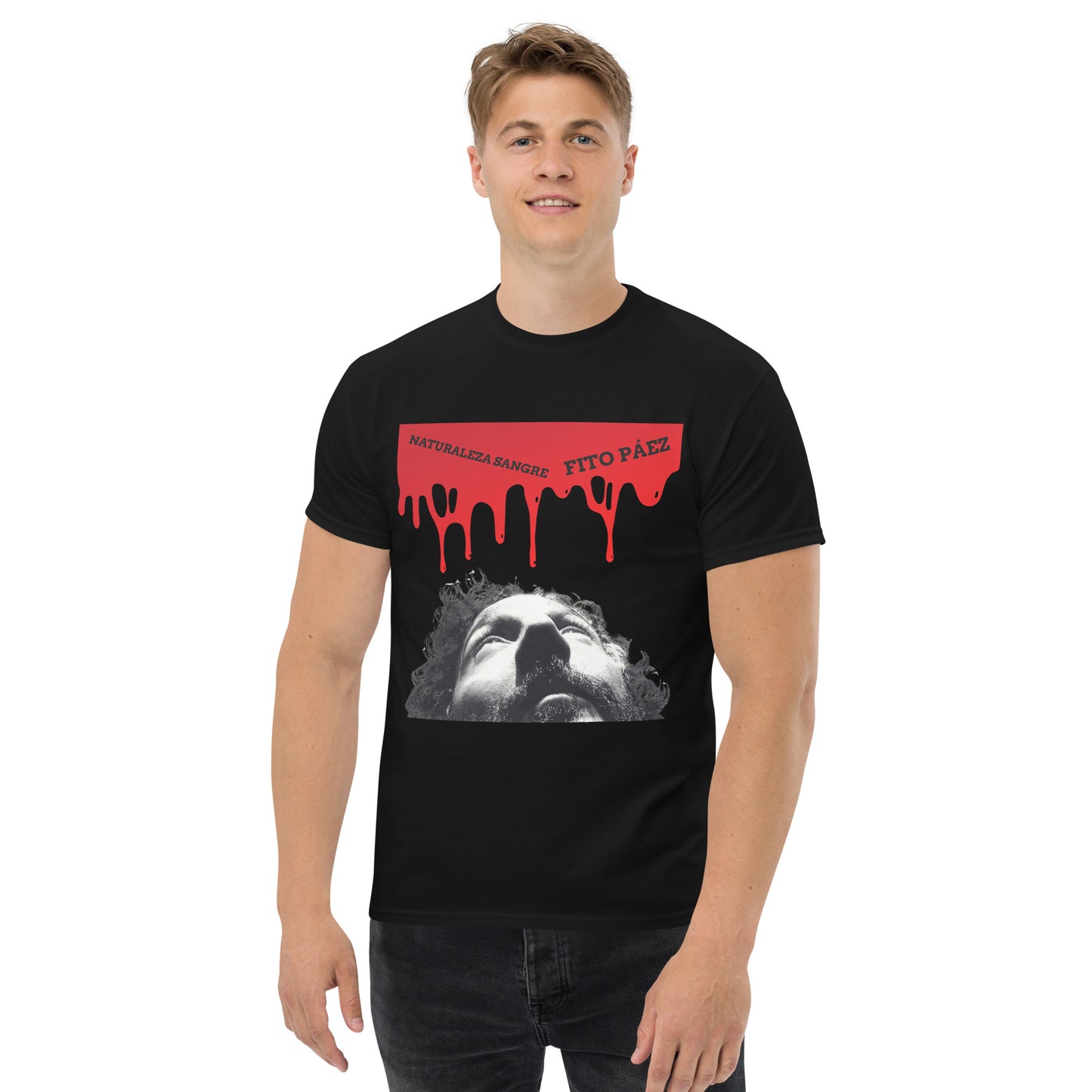 Fito Paez. Naturalez Sangre. Algodón 100%. Corte Unisex. CAM2811.