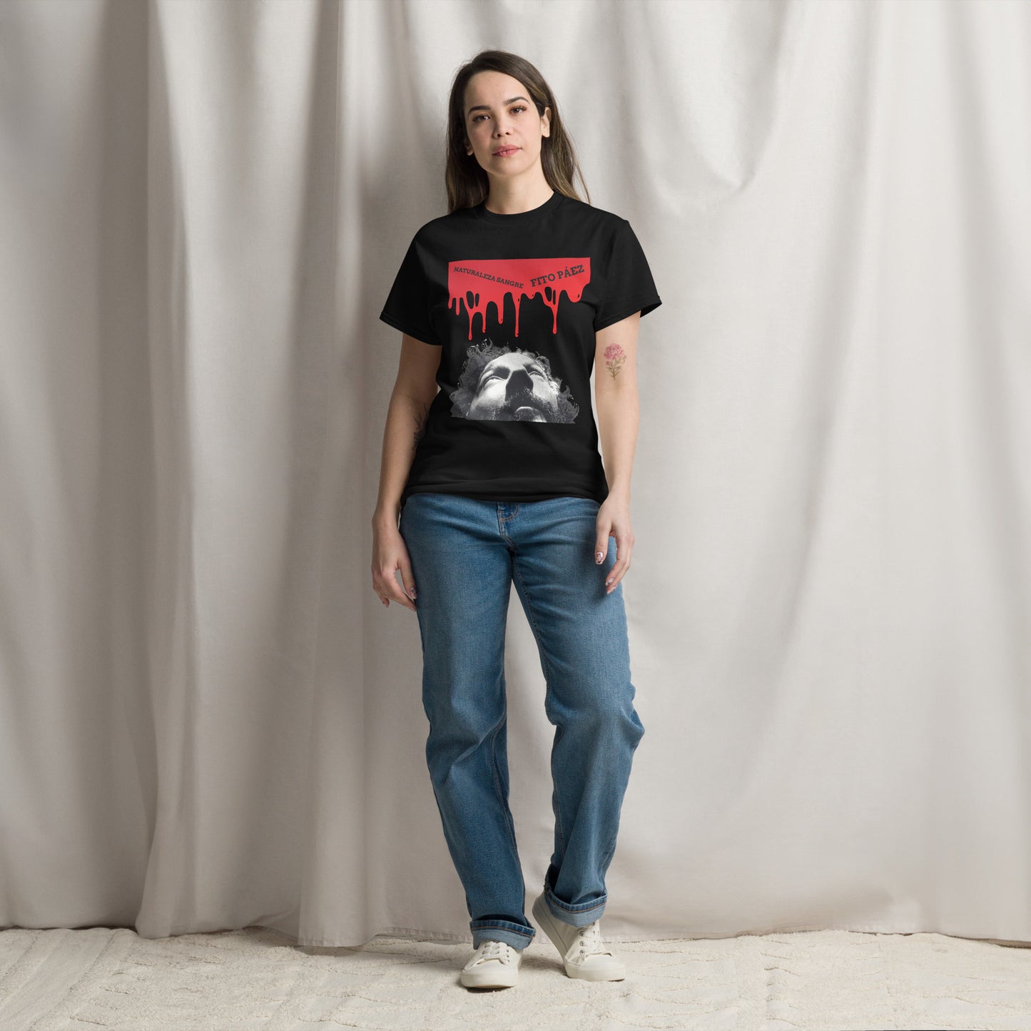 Fito Paez. Naturalez Sangre. Algodón 100%. Corte Unisex. CAM2811.
