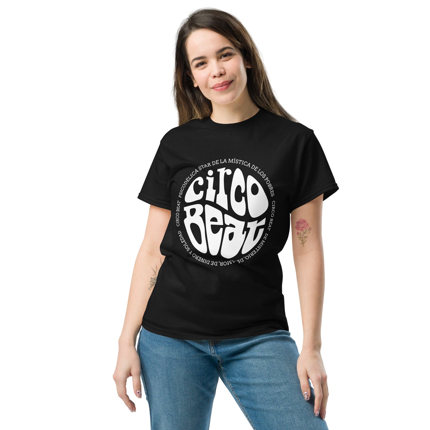 Fito Paez. Circo Beat. Algodón 100%. Corte Unisex. Negra. CAM2812.