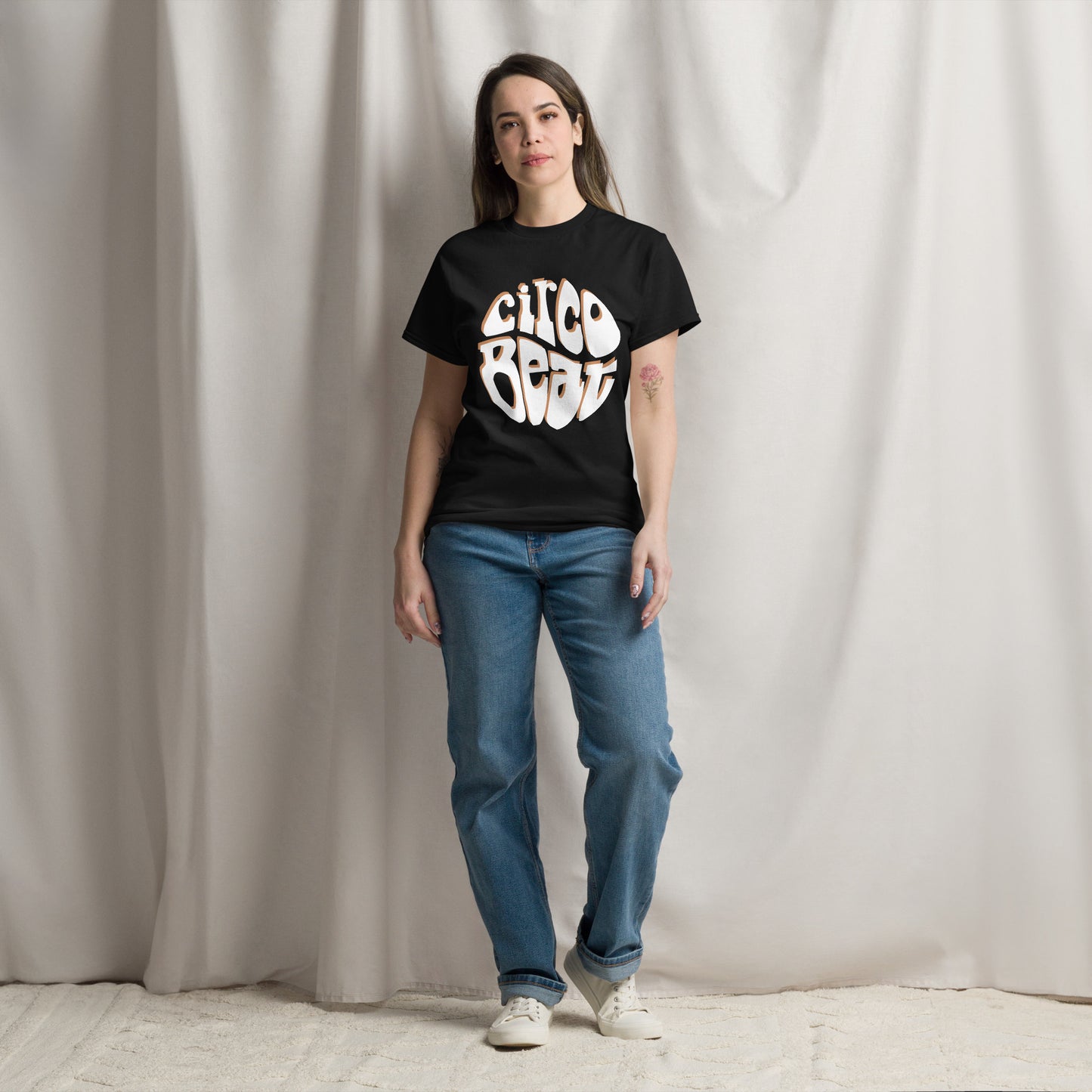 Fito Paez. Circo Beat. Algodón 100%. Corte Unisex. Negra. CAM2813.