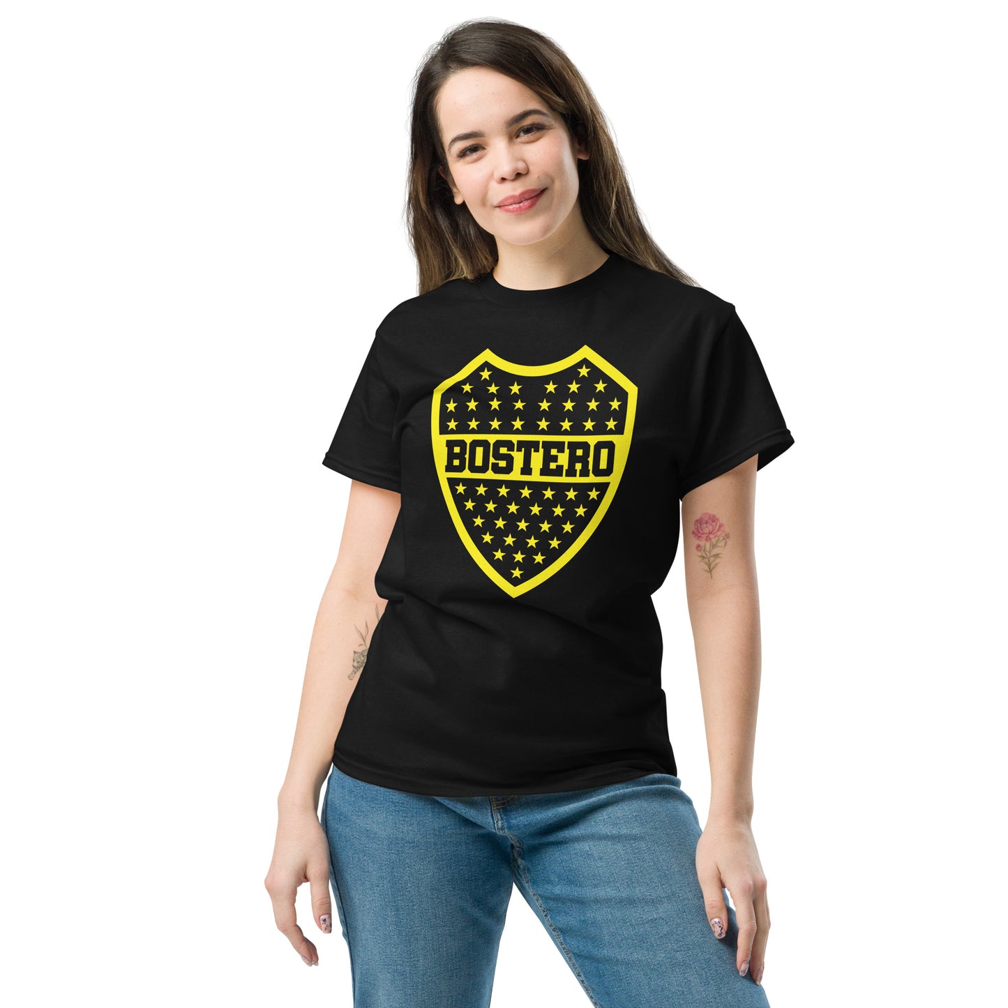 Club Atlético Boca Juniors. CABJ. Algodón 100%. Corte Unisex. Negra o azul. CAM1217.