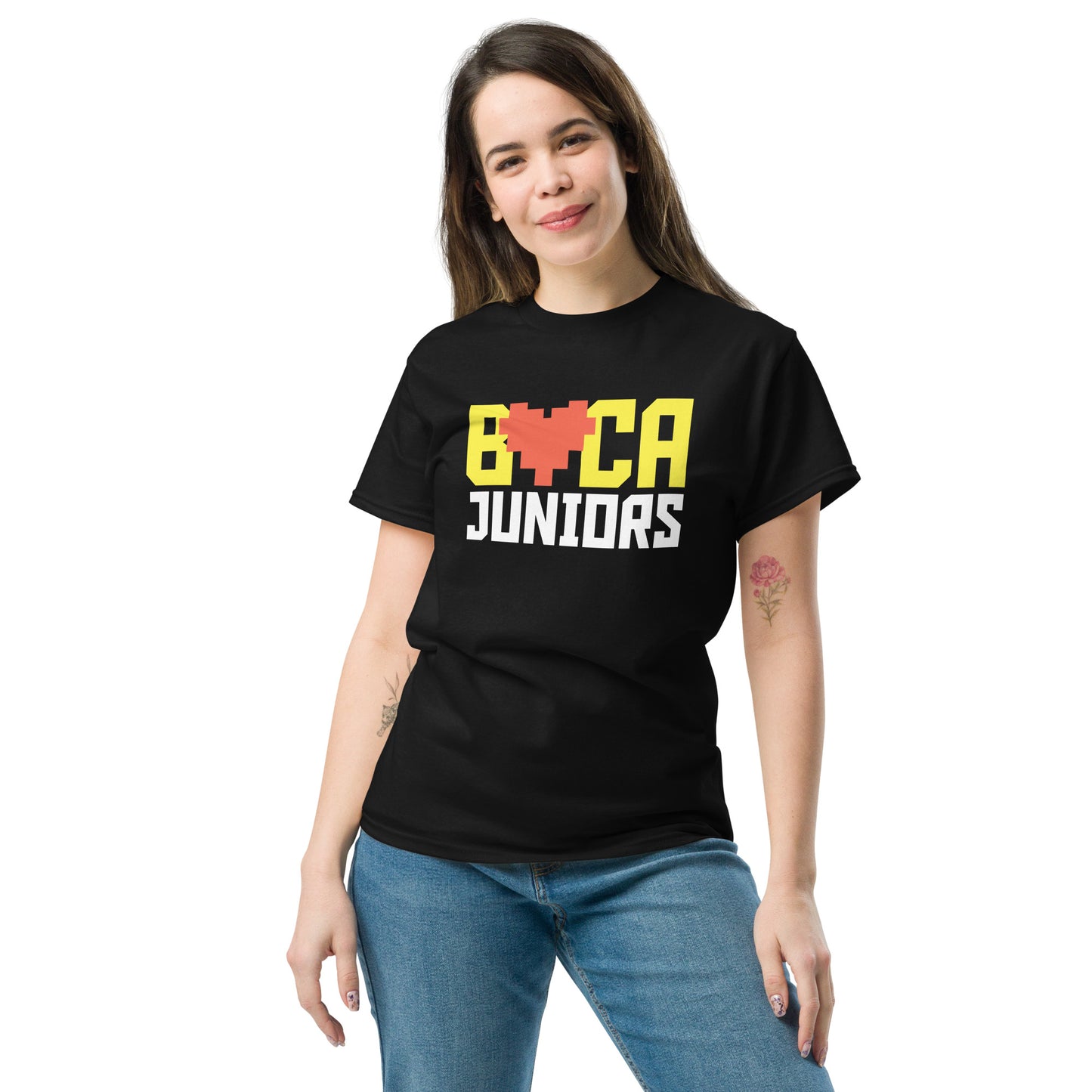 Club Atlético Boca Juniors. CABJ. Algodón 100%. Corte Unisex. Negra o Azul. CAM1218.
