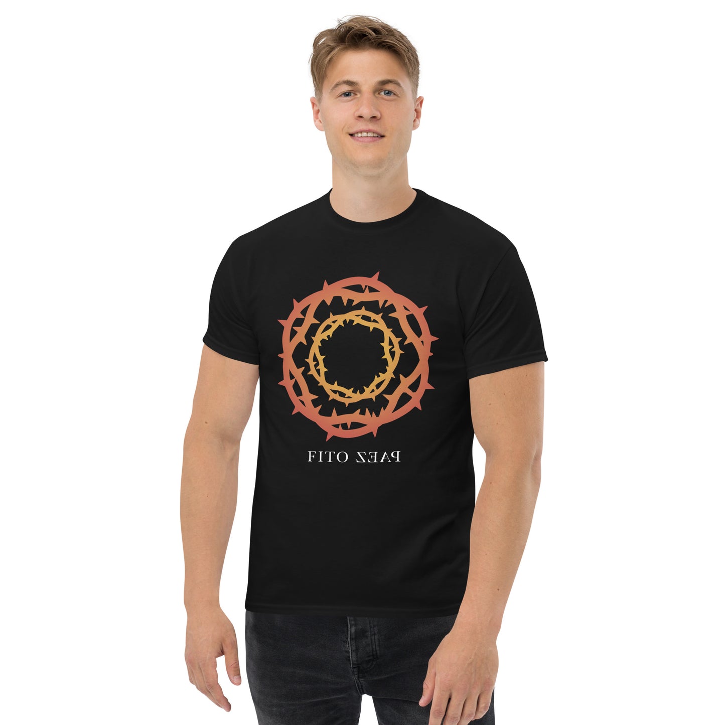 Fito Paez. El Sacrificio. Algodón 100%. Corte Unisex. Negra. CAM2814.