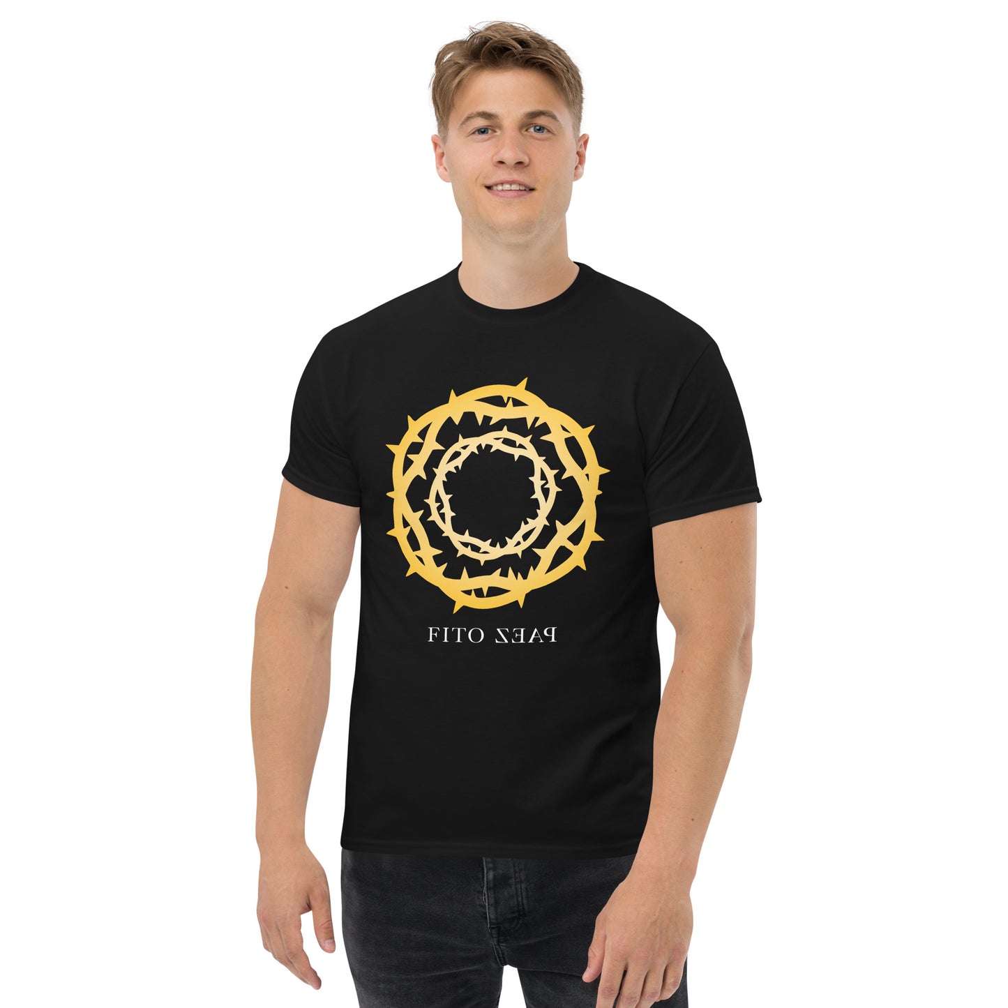 Fito Paez. El Sacrificio. Algodón 100%. Corte Unisex. Negra. CAM2816.