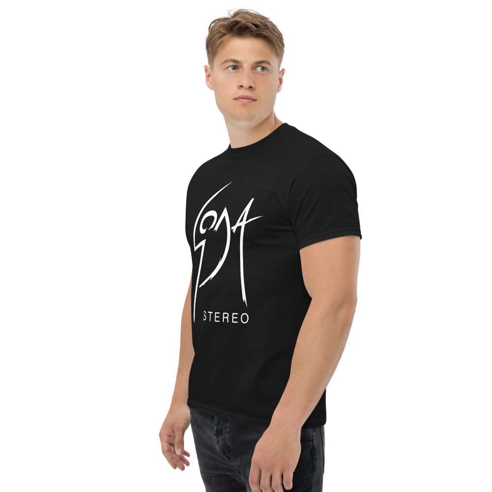 Soda Stereo. Algodón 100%. Corte Unisex. Negra. Opción 2. CAM2723.