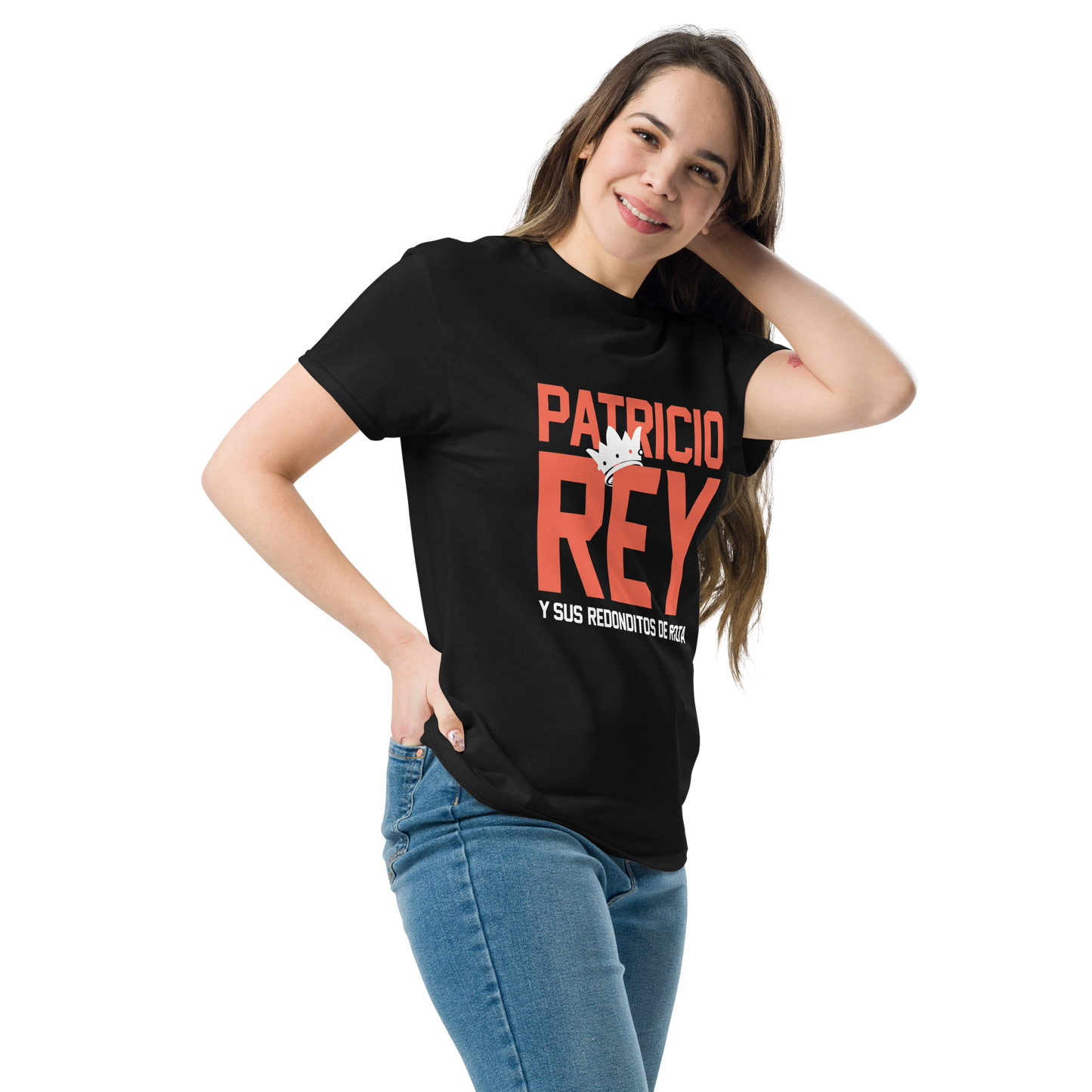 Patricio Rey y sus Redonditos de Ricota. Algodón 100%. Corte Unisex. Negra. Opción 2. CAM2512.