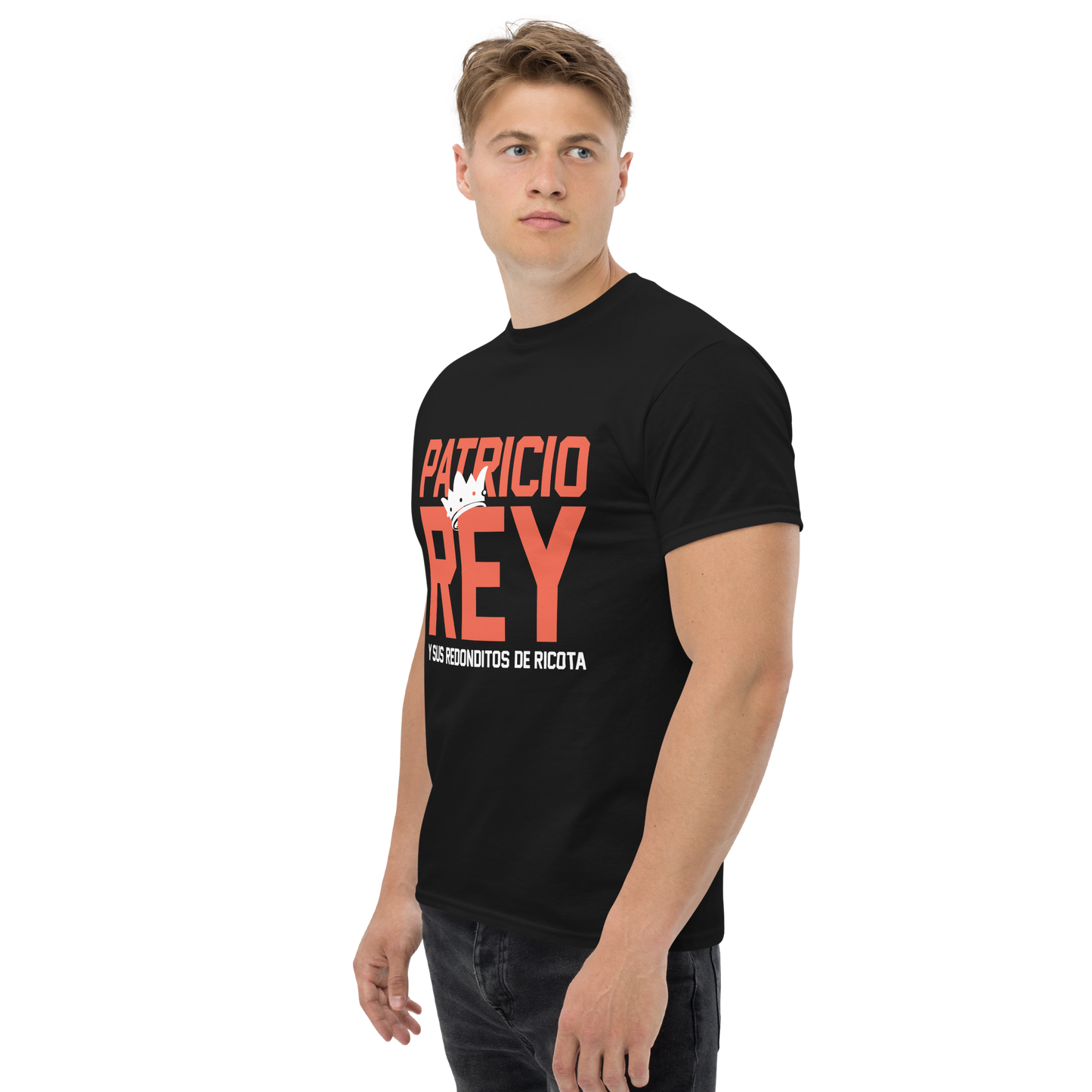 Patricio Rey y sus Redonditos de Ricota. Algodón 100%. Corte Unisex. Negra. Opción 2. CAM2512.