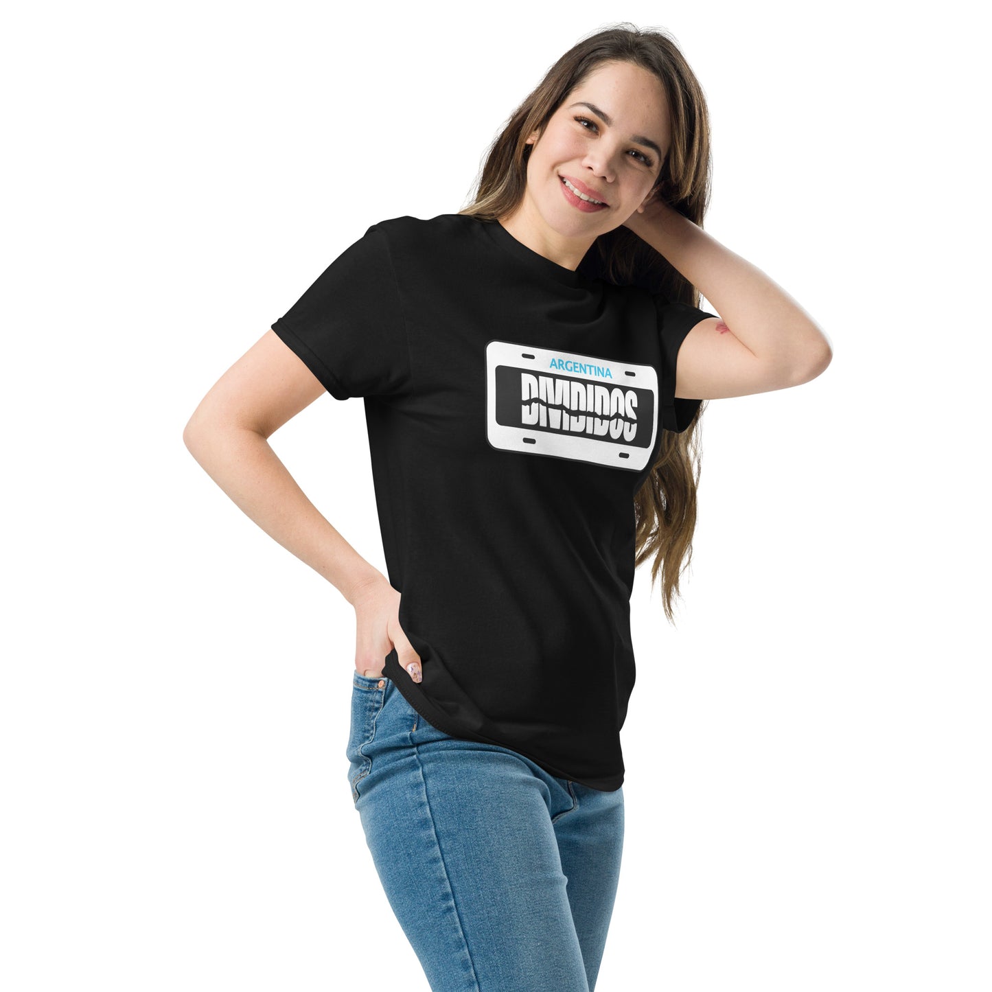 Divididos. Camiseta de Algodón 100% peinado. Corte Unisex. Opción 1. CAM3115.