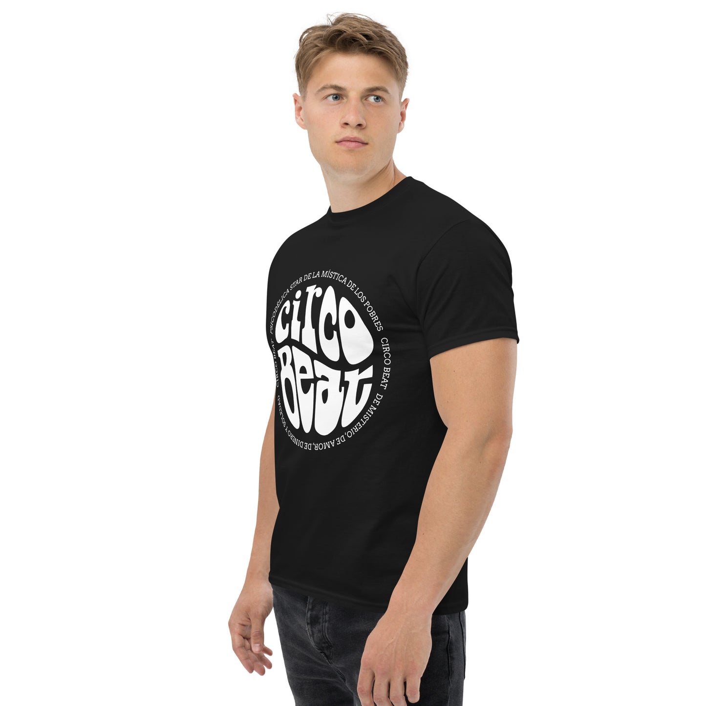 Fito Paez. Circo Beat. Algodón 100%. Corte Unisex. Negra. CAM2812.