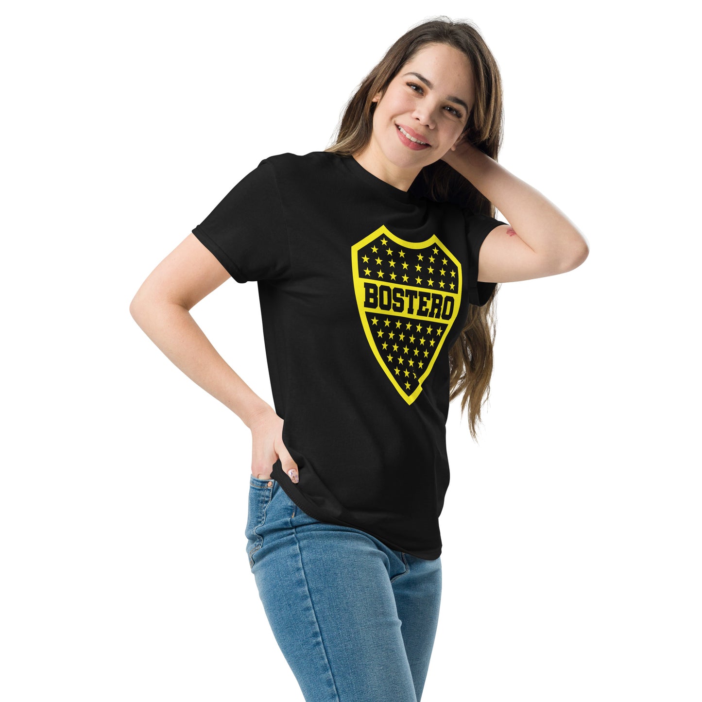 Club Atlético Boca Juniors. CABJ. Algodón 100%. Corte Unisex. Negra o azul. CAM1217.