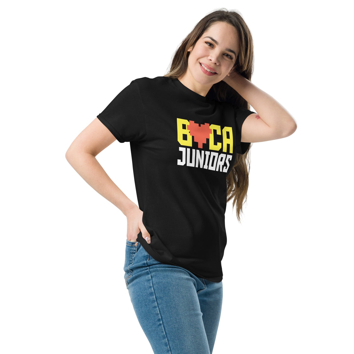 Club Atlético Boca Juniors. CABJ. Algodón 100%. Corte Unisex. Negra o Azul. CAM1218.