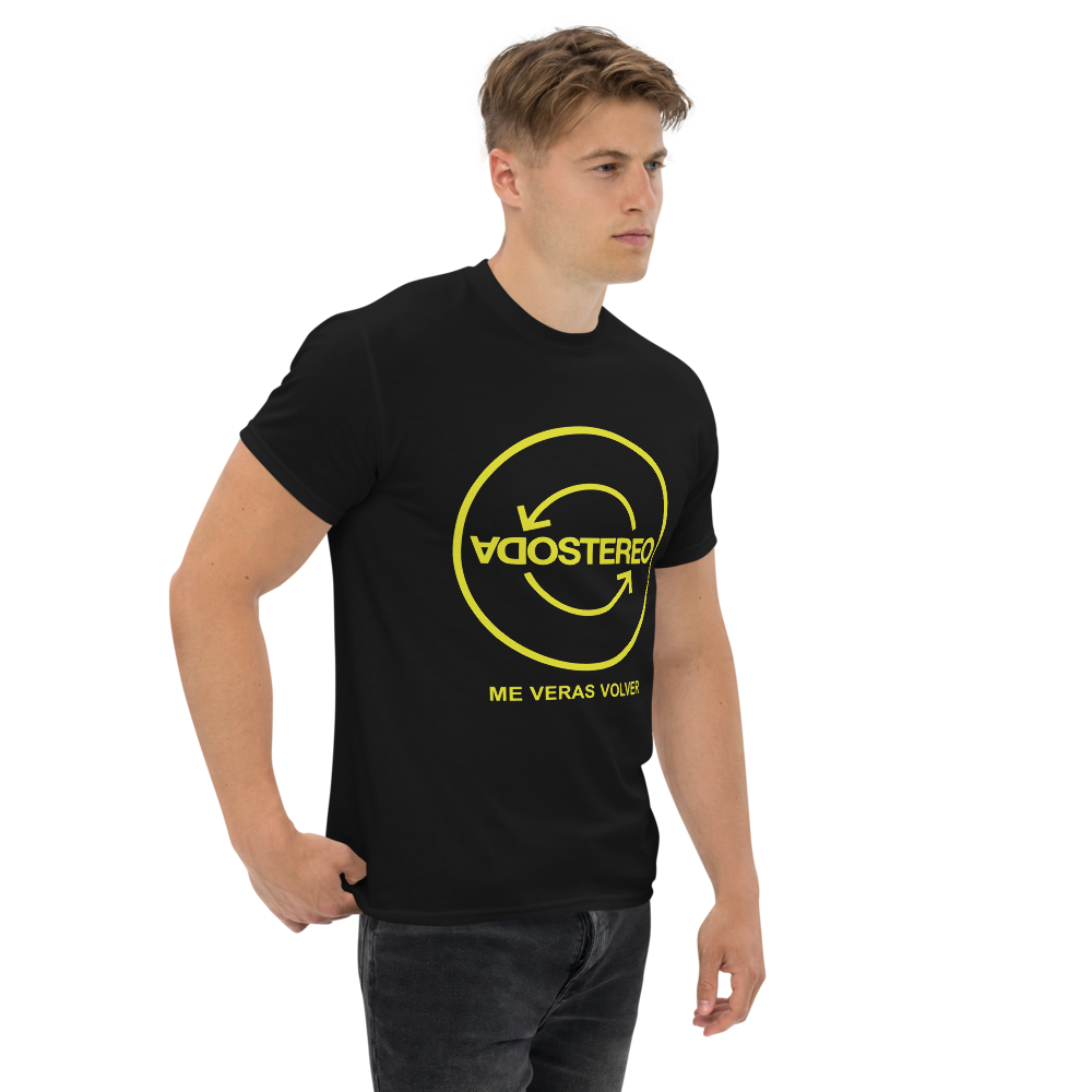 Soda Stereo. Algodón 100%. Corte Unisex. Negra. Opción 1. CAM2726.