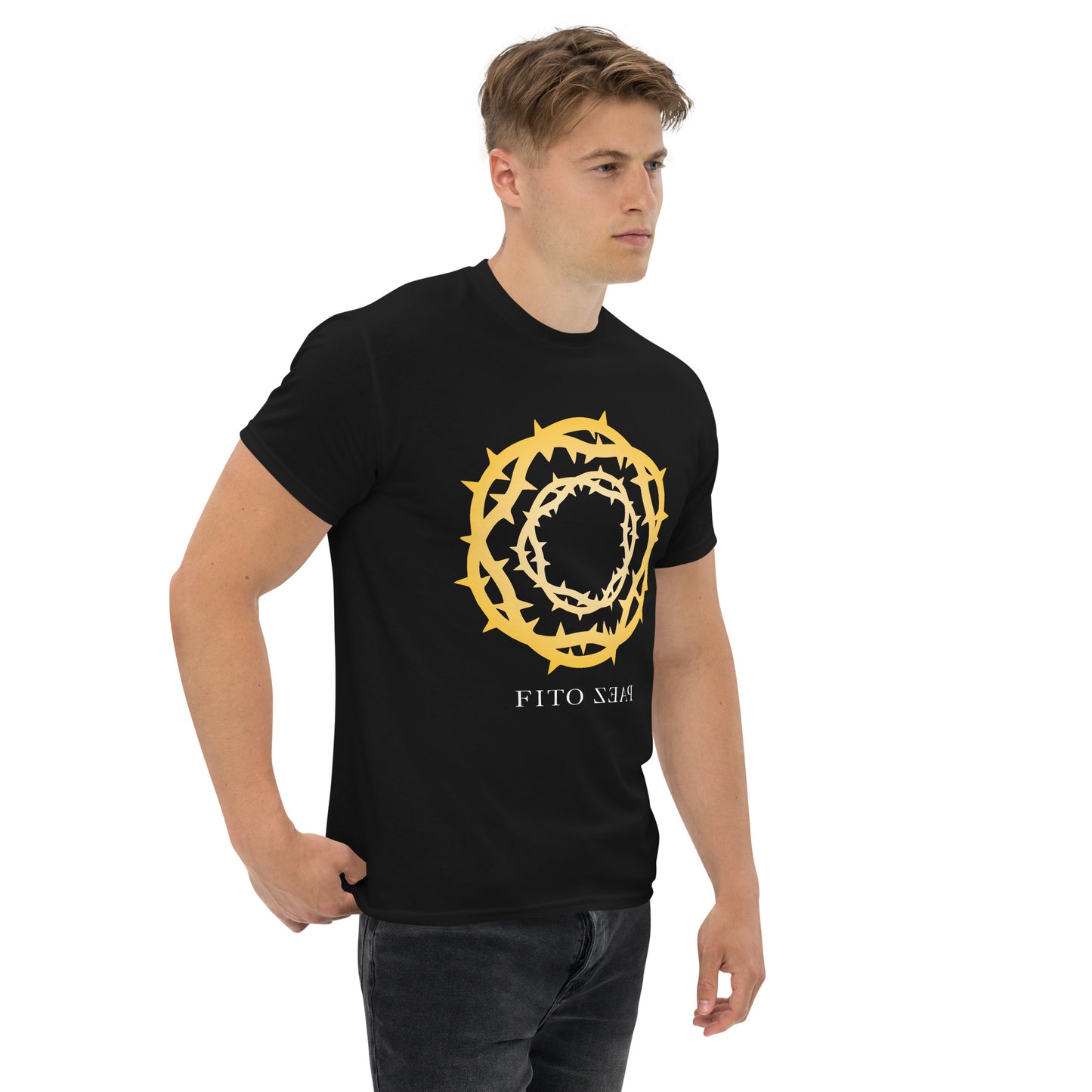 Fito Paez. El Sacrificio. Algodón 100%. Corte Unisex. Negra. CAM2816.
