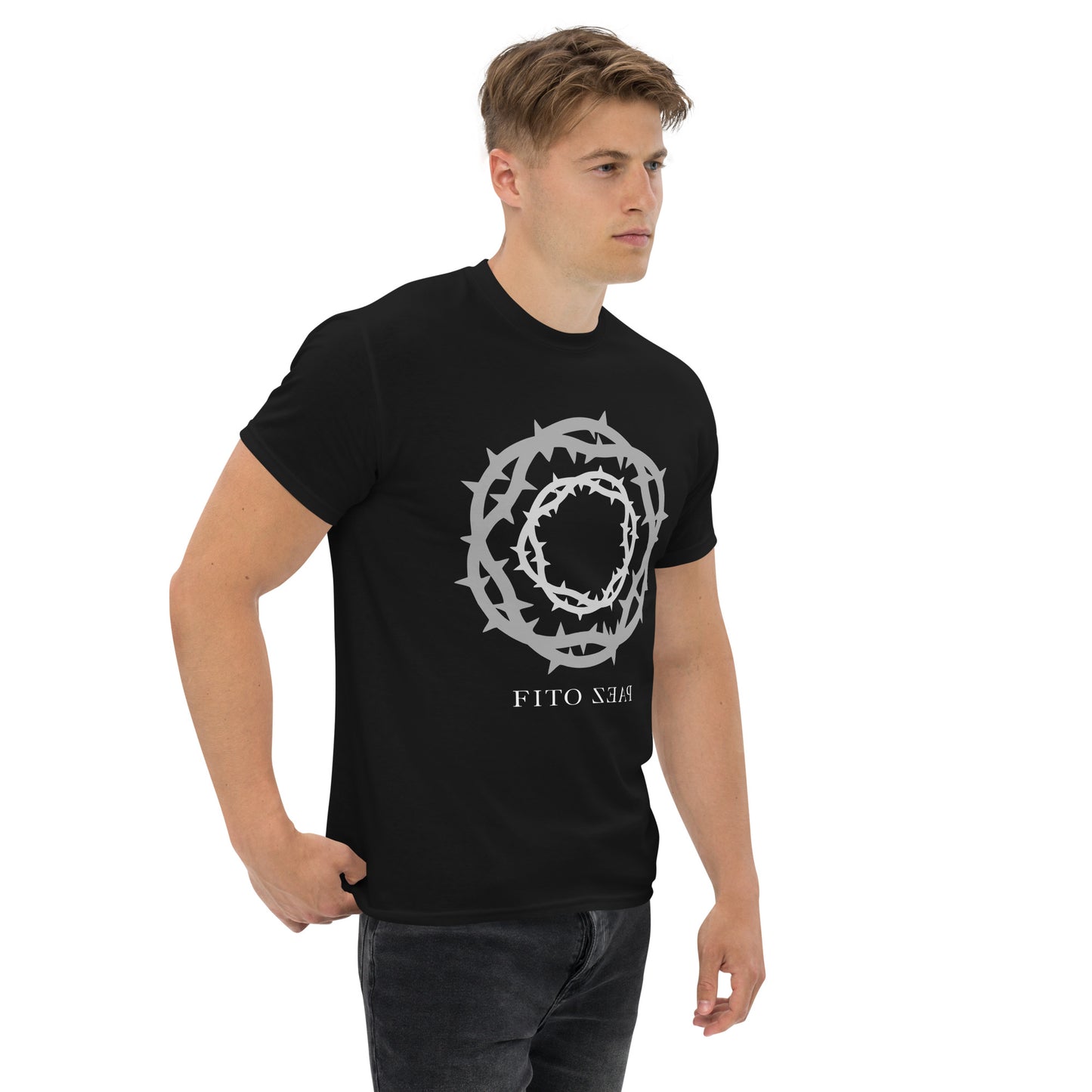 Fito Paez. El Sacrificio. Algodón 100%. Corte Unisex. Negra. CAM2817.